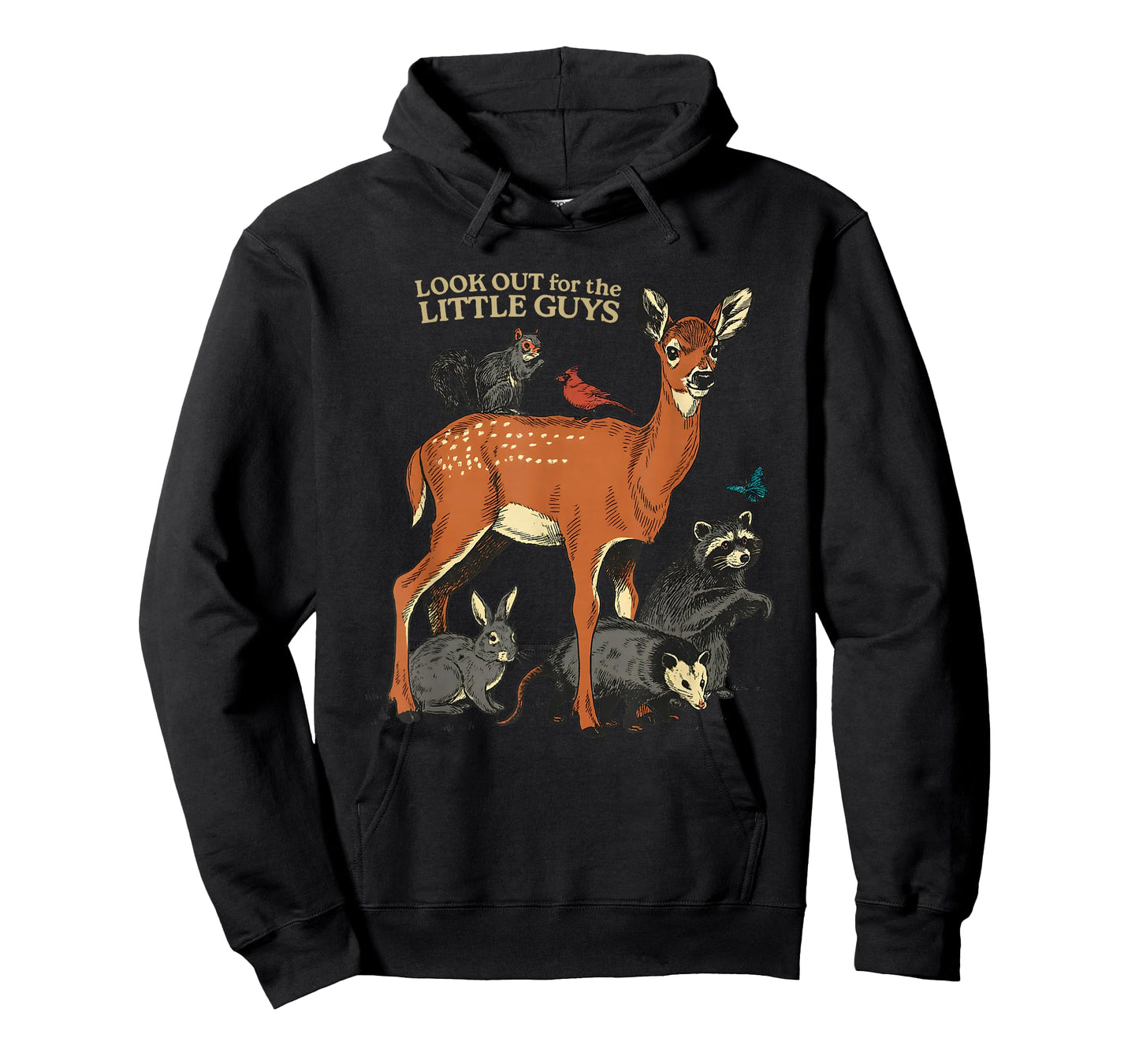 Look Out for The Little Guys Fawn Raccoon T-Shirt