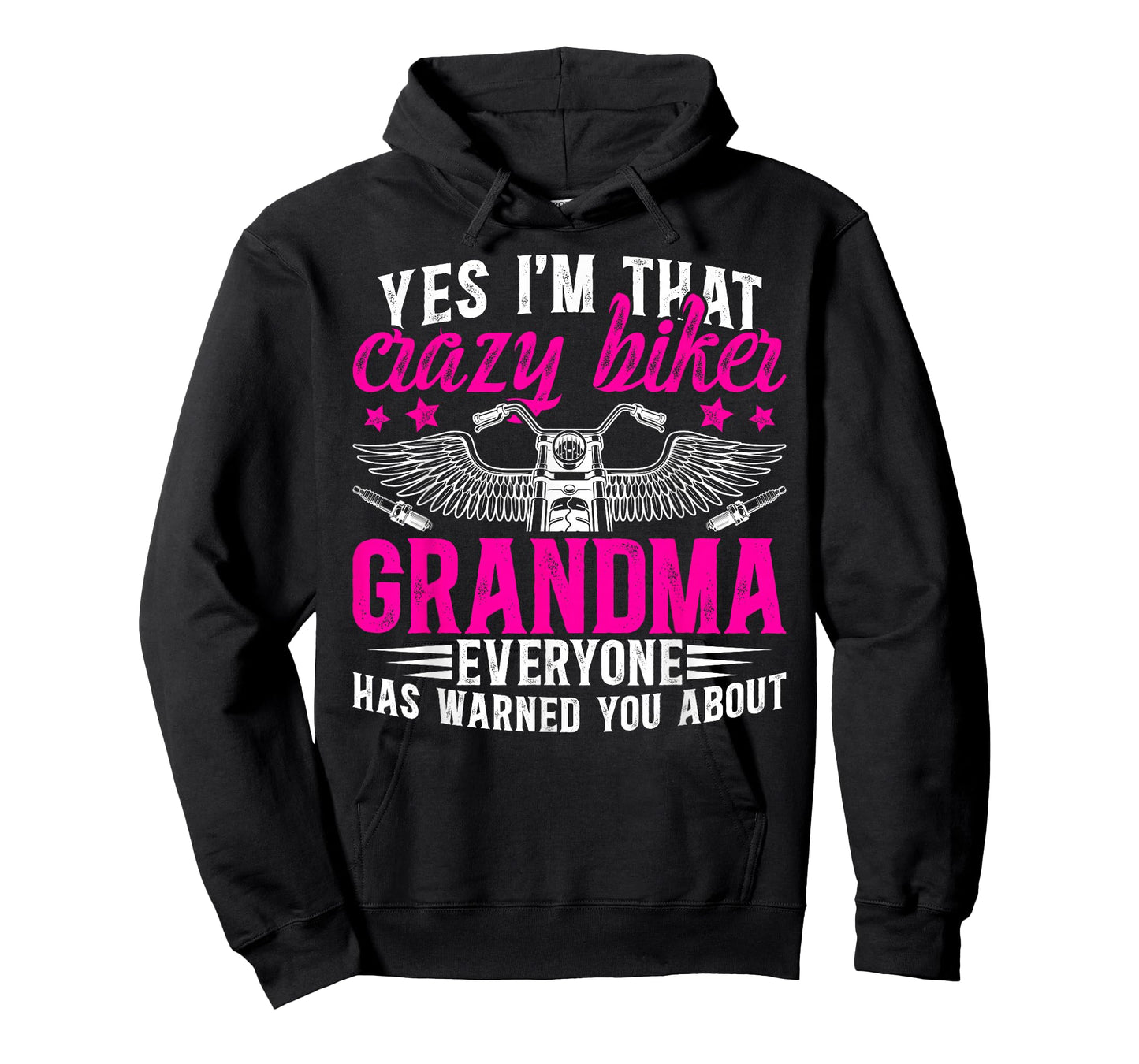 I'm That Crazy Biker Grandma Motorcycle Rider Grandmother T-Shirt