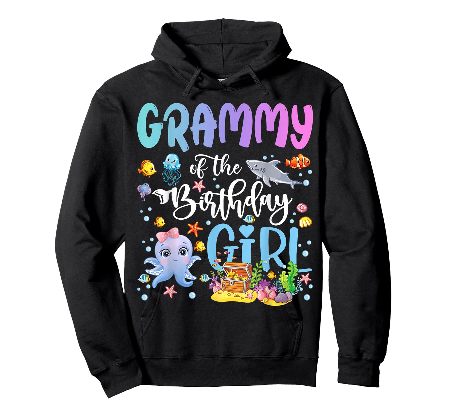 Grammy of The Birthday Girl Sea Fish Ocean Aquarium T-Shirt