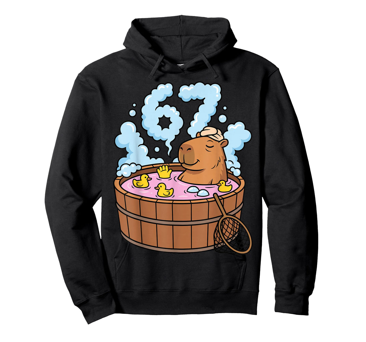 Capybara Bath Tub 67 Relaxed Funny Meme Animal T-Shirt