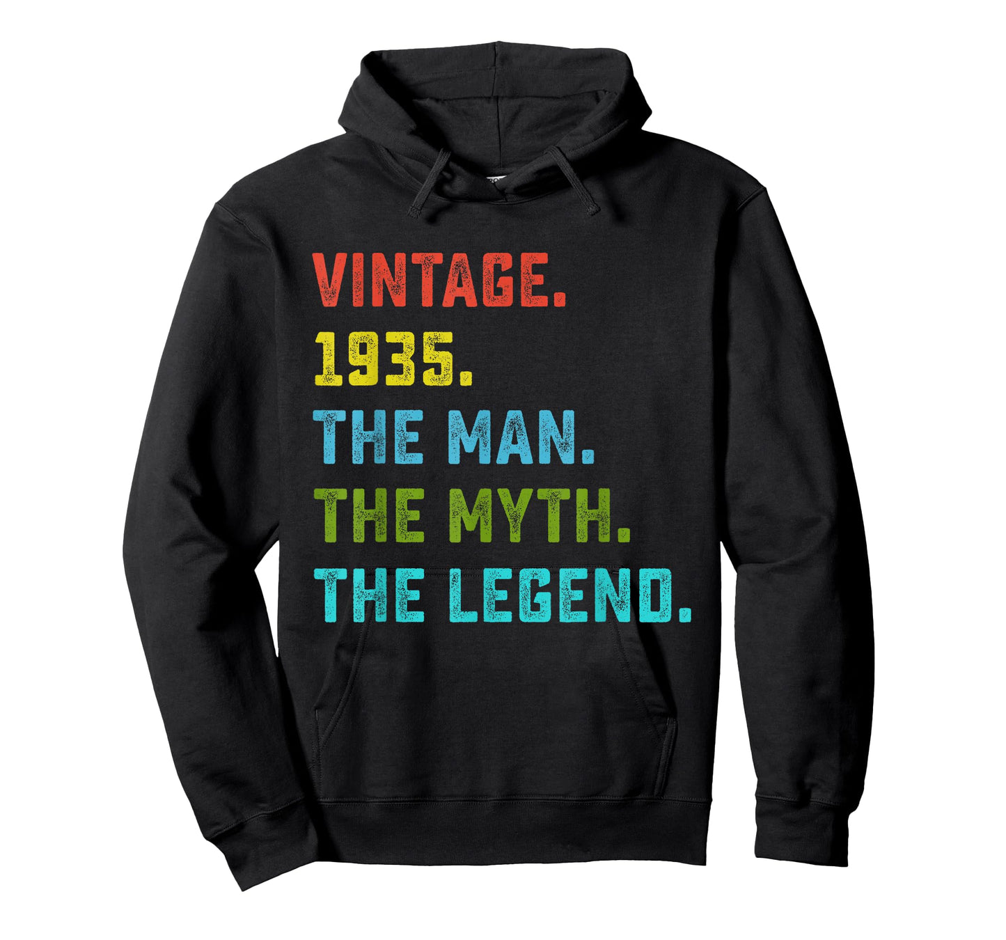 91st Birthday Gift Man Myth Legend Born in 1935 91 Yrs Old T-Shirt