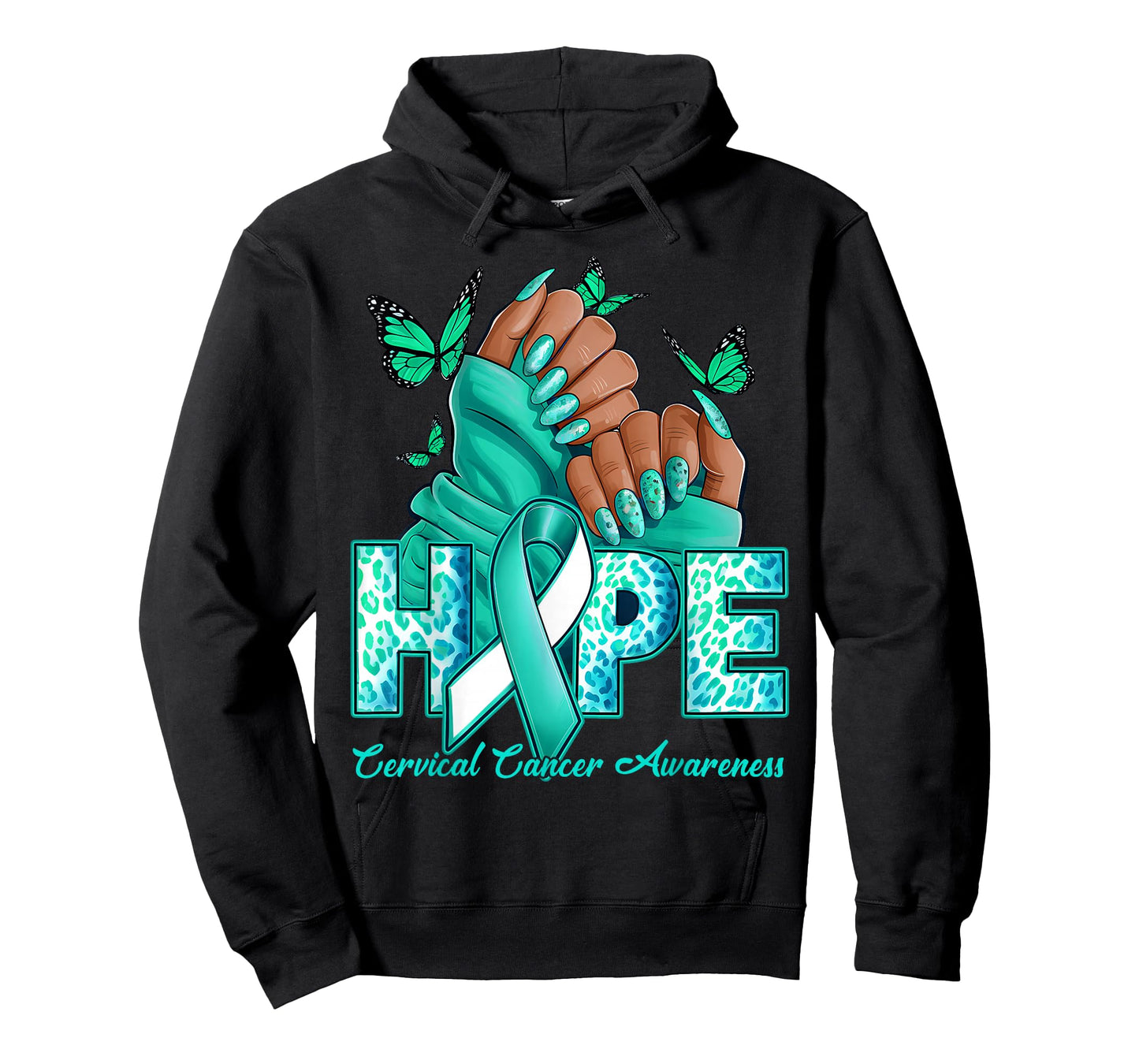 Women Motivation Support Squad Cervical Cancer Awareness T-Shirt