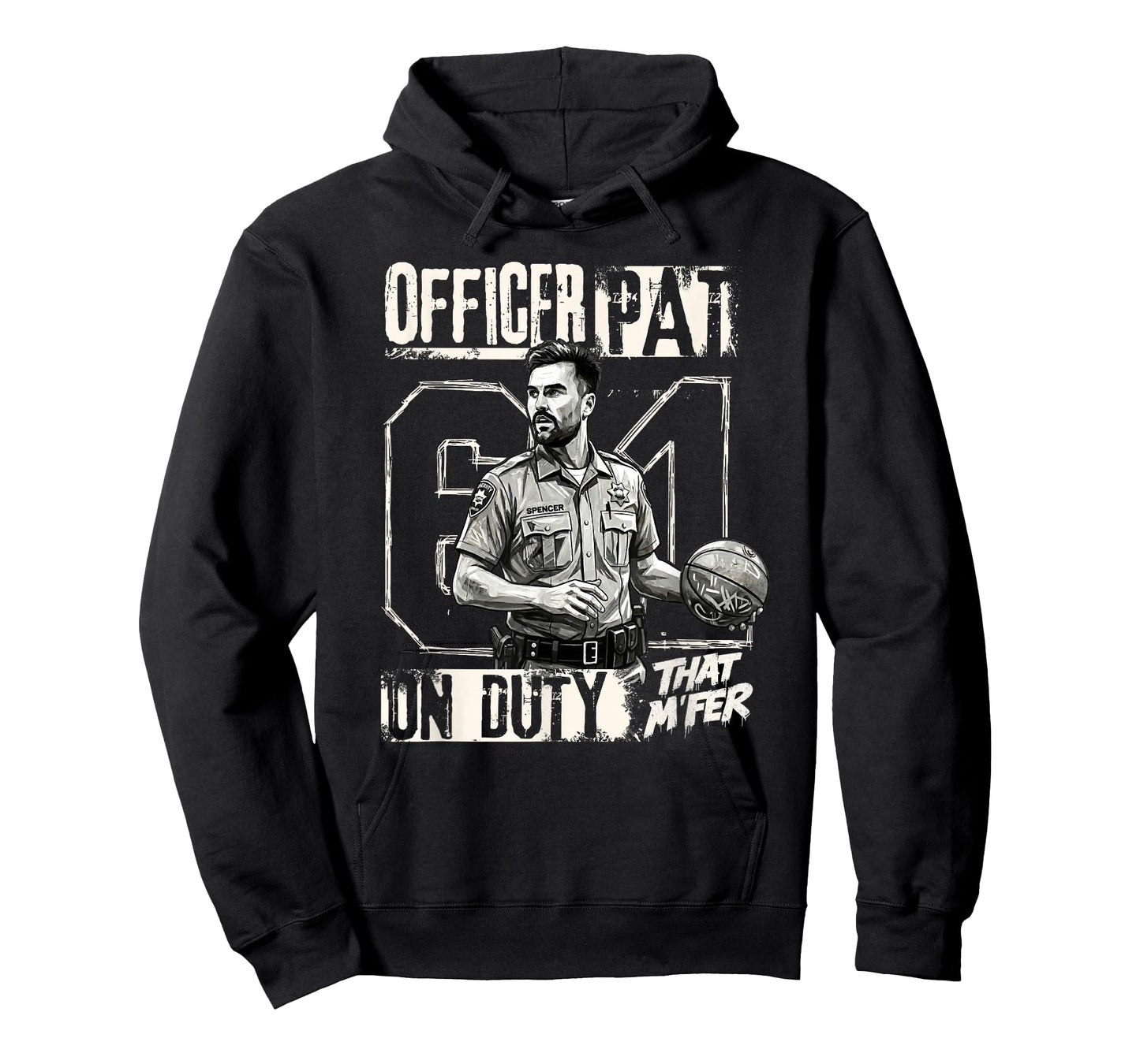 Warrior 61 Funny Spencer Officer Pat T-Shirt