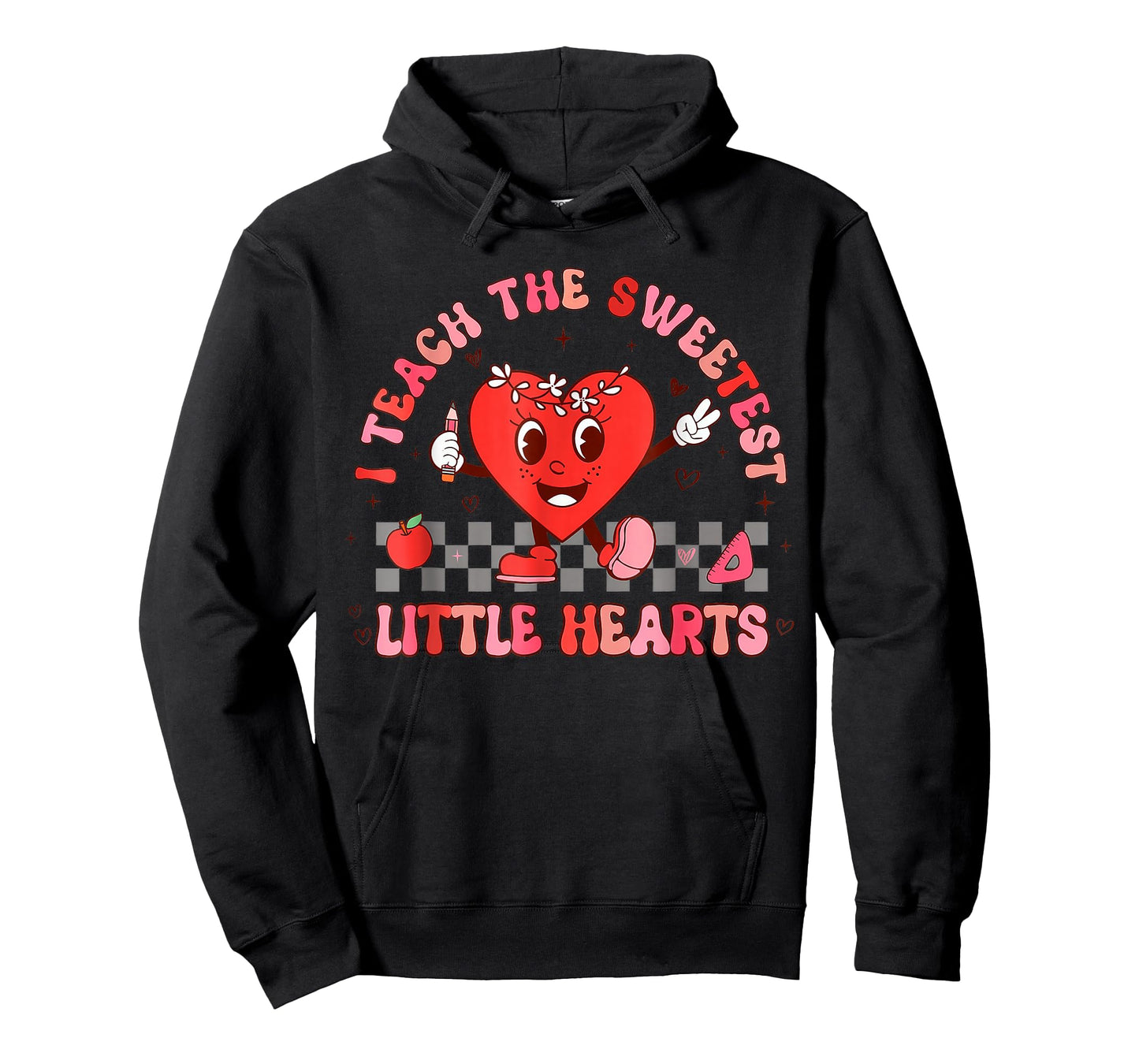 Valentines Day I Teach The Sweetest Little Hearts Teachers T-Shirt