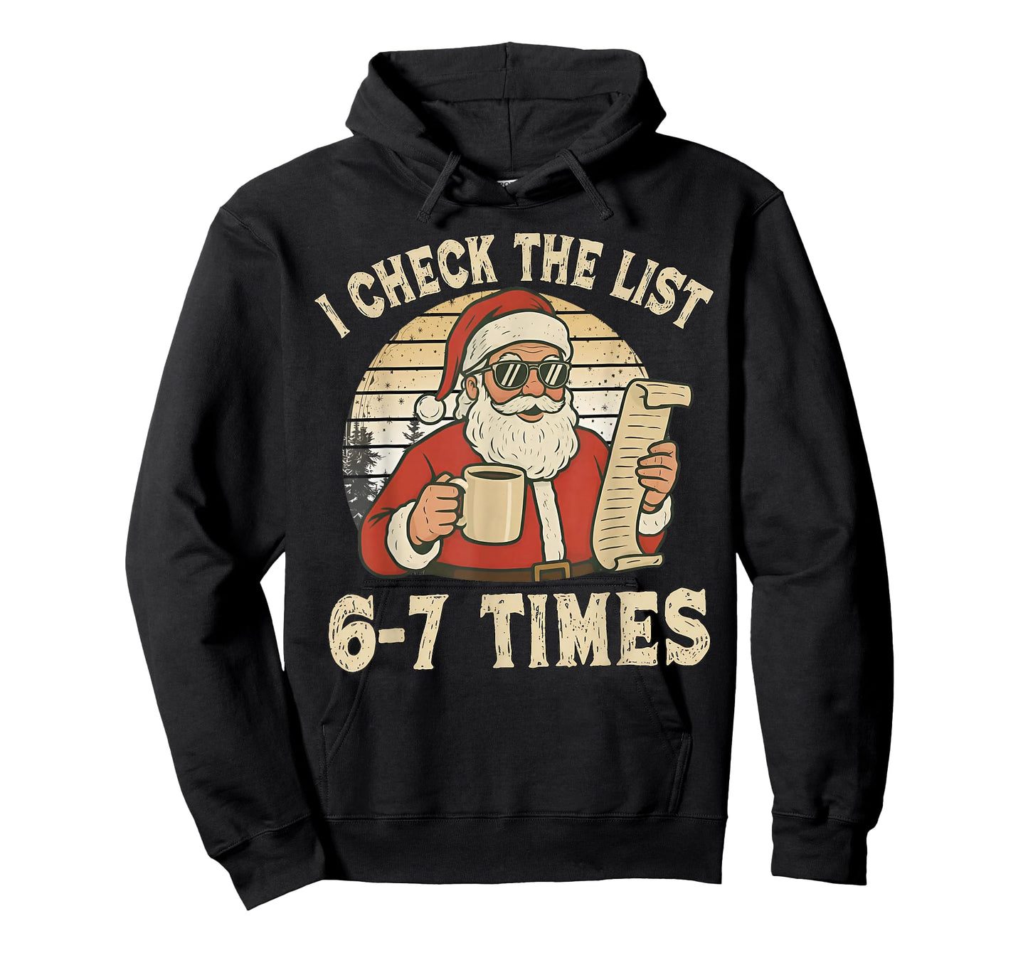I Check The List 6-7 Times Santa T-Shirt