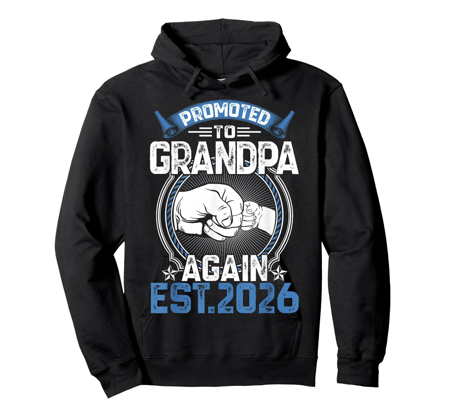 Retro Promoted to Grandpa 2026 Again Soon to Be Grandpa T-Shirt