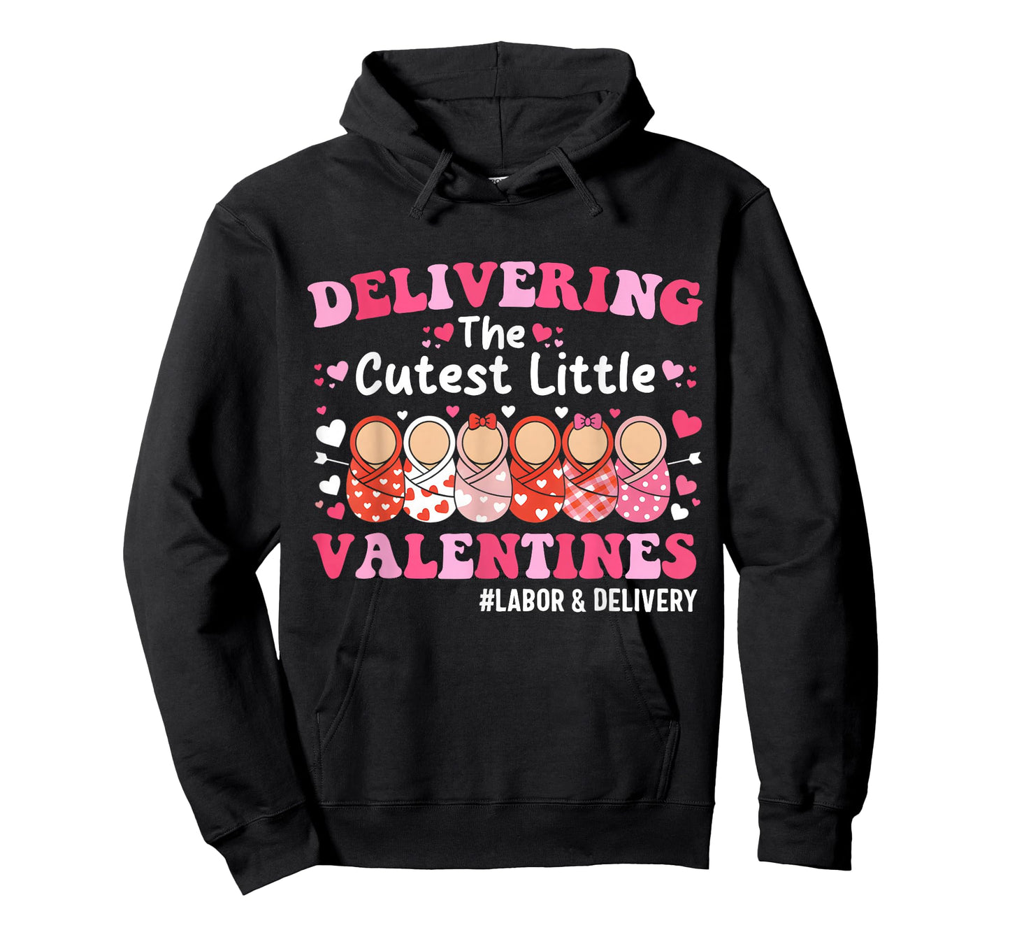 Cutest Little Valentines Labor & Delivery Valentine's Day T-Shirt