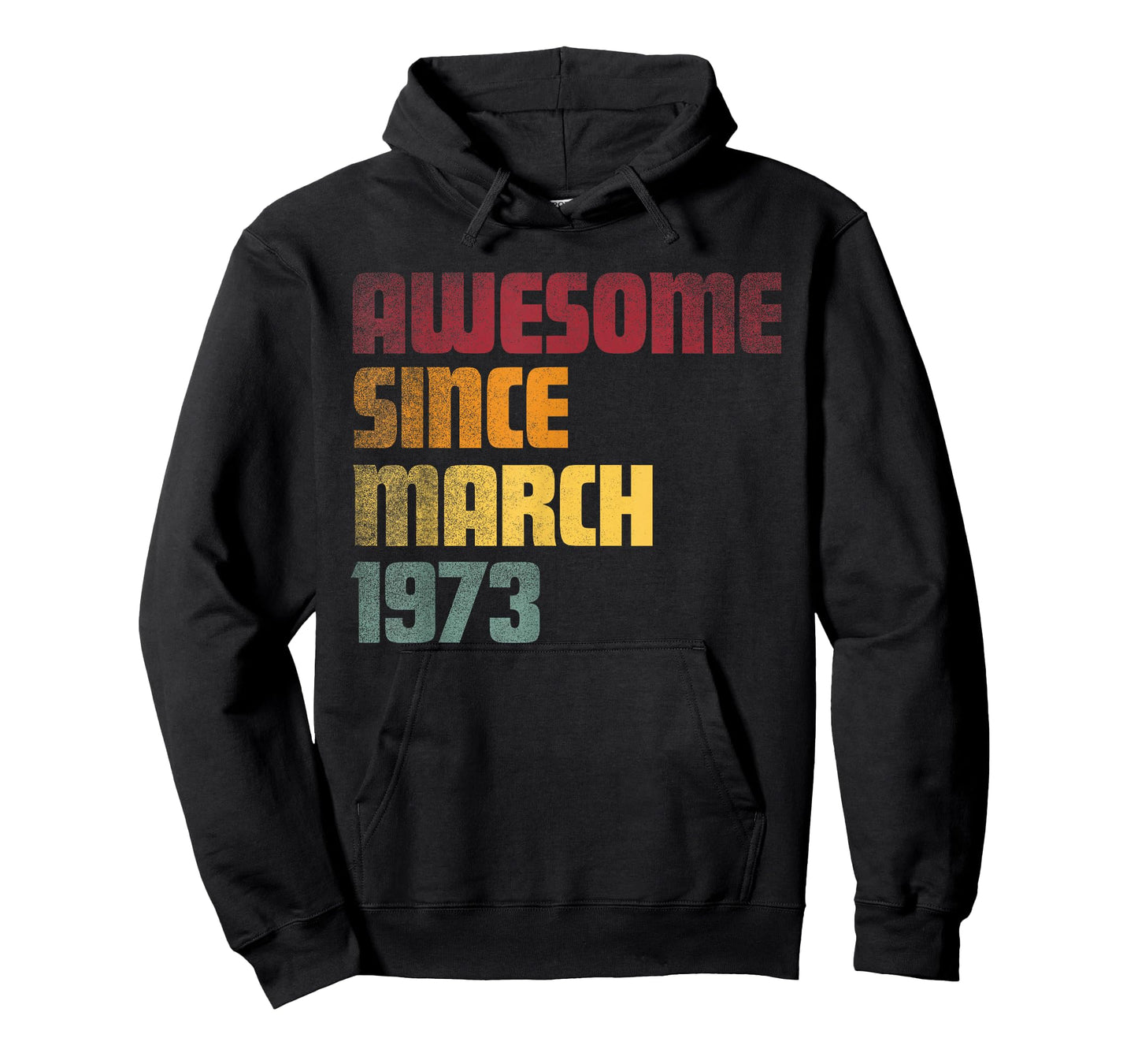 Awesome Since March 1973 53rd Birthday - Vintage T-Shirt