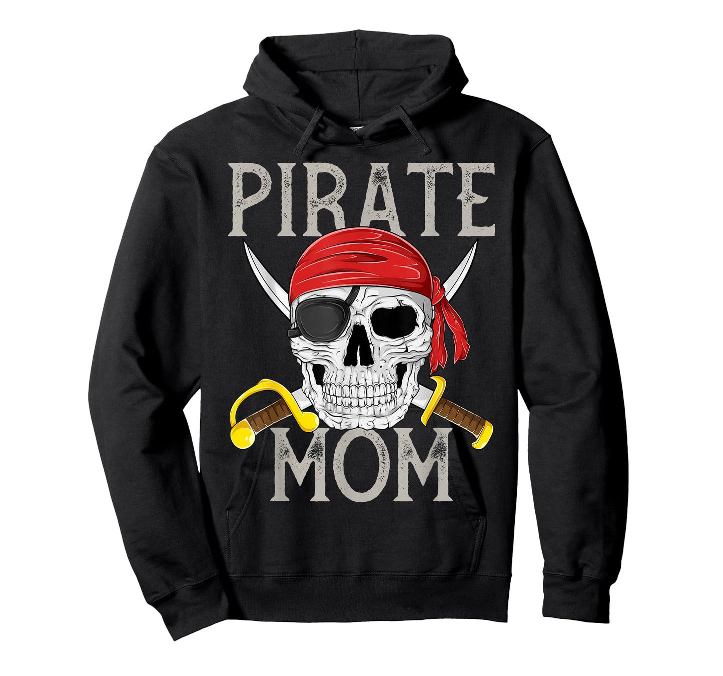 Pirate Mom Jolly Roger Flag Skull Family Pirates T-Shirt