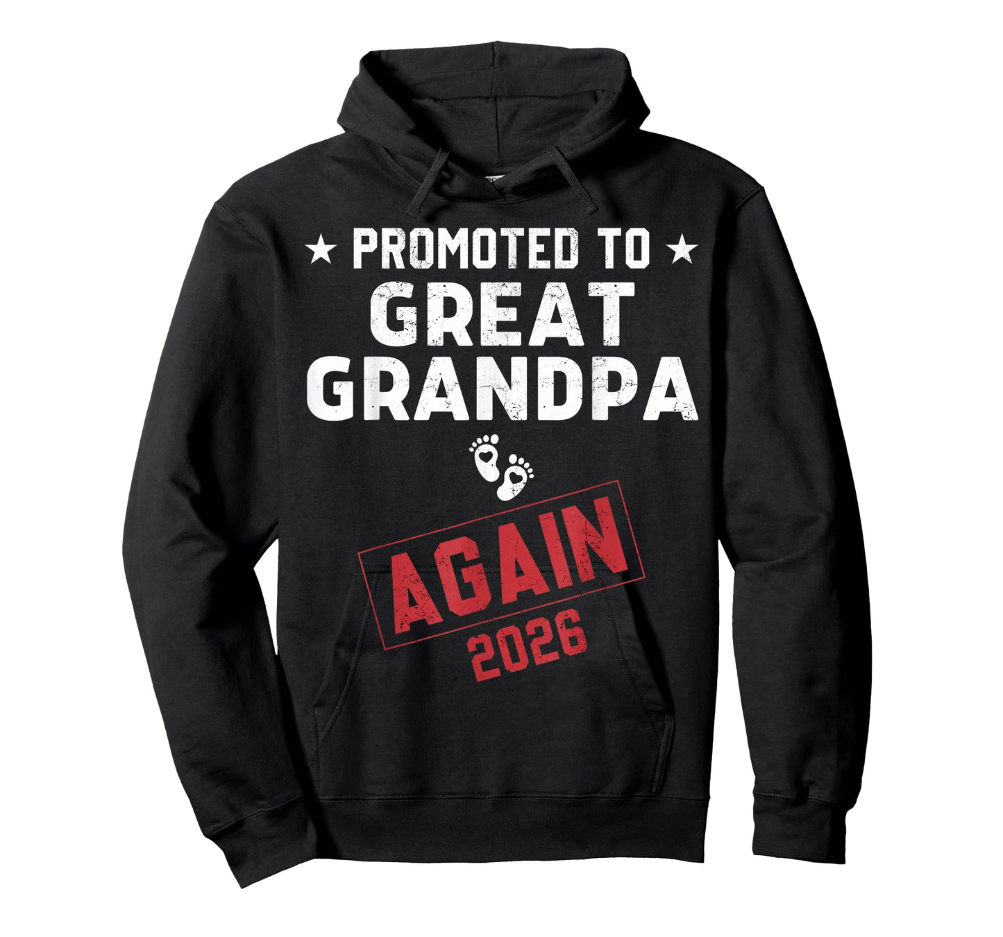 Promoted to Great Grandpa Again 2026 Great Grandpa to Be T-Shirt