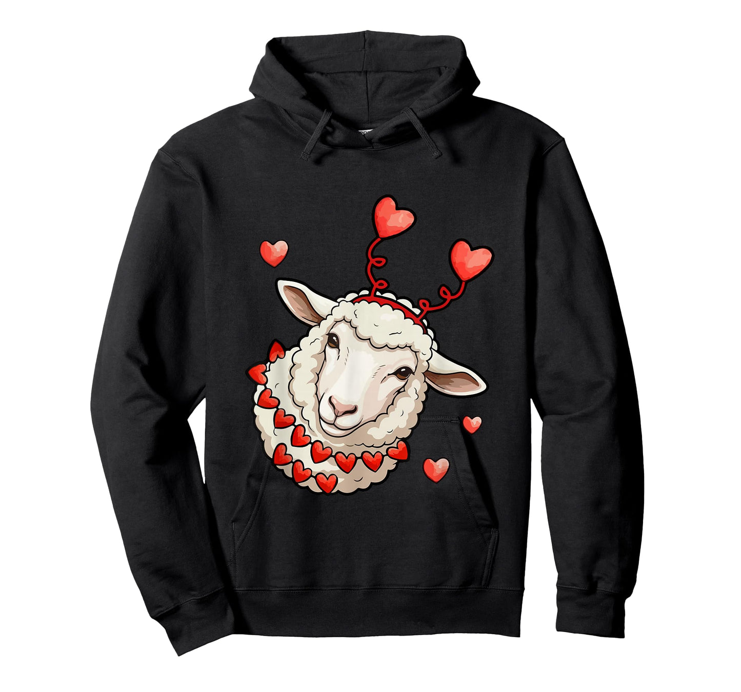 Sheep Face Valentine's Day Matching Farmer Owner Family Kids T-Shirt