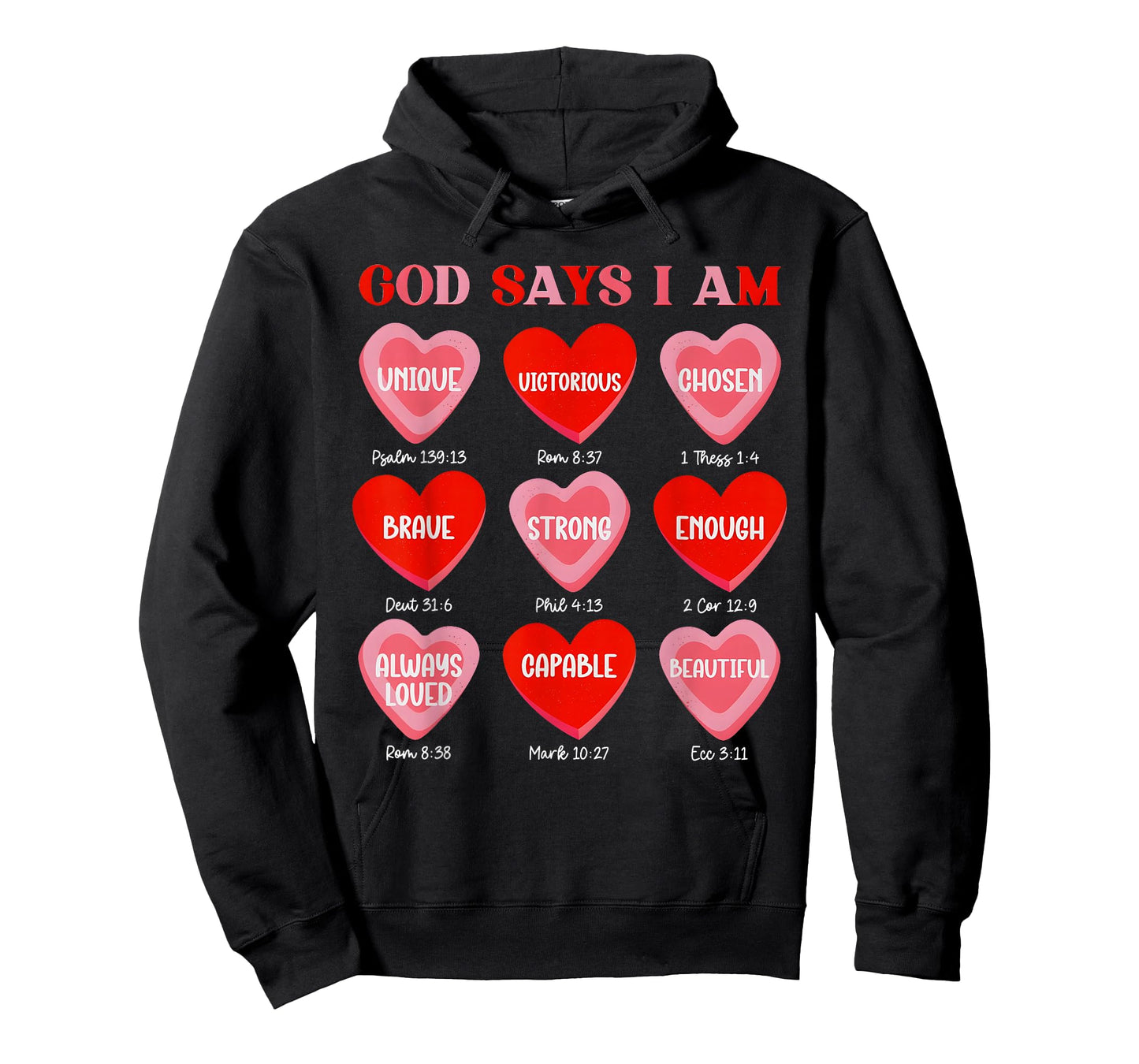 God Say I Am Heart Conversation Christian Bible Verse Jesus T-Shirt