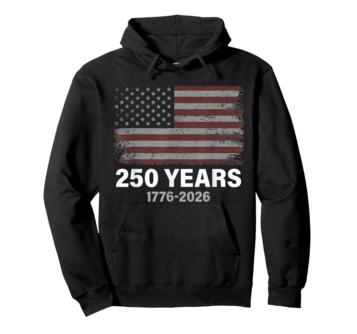American Flag Vintage 250 Years 1776-2026 250th Birthday T-Shirt