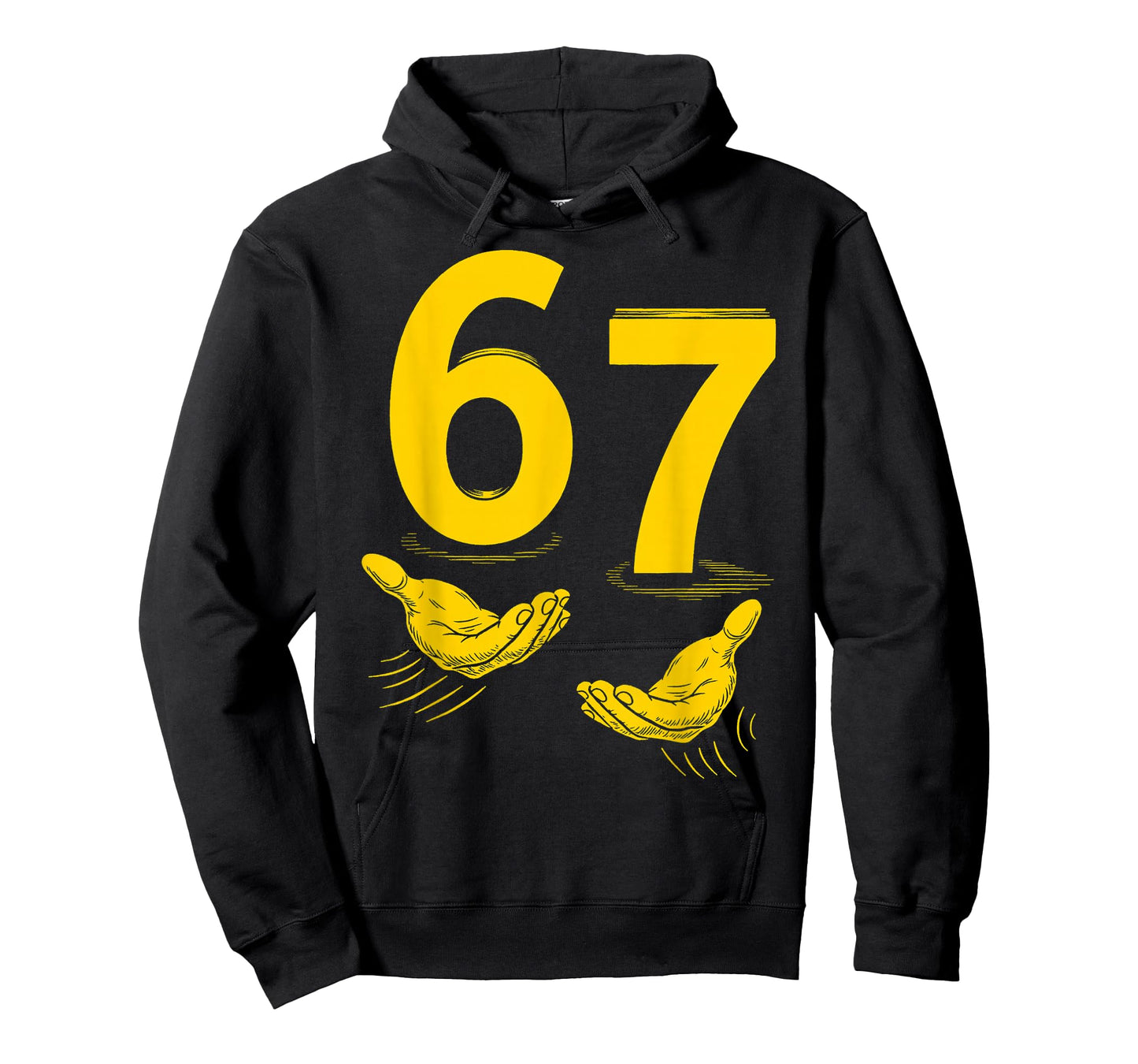 Six Seven 67 6 7 Kids 67 Teen Boys 6-7 Meme Hands 6/7 T-Shirt