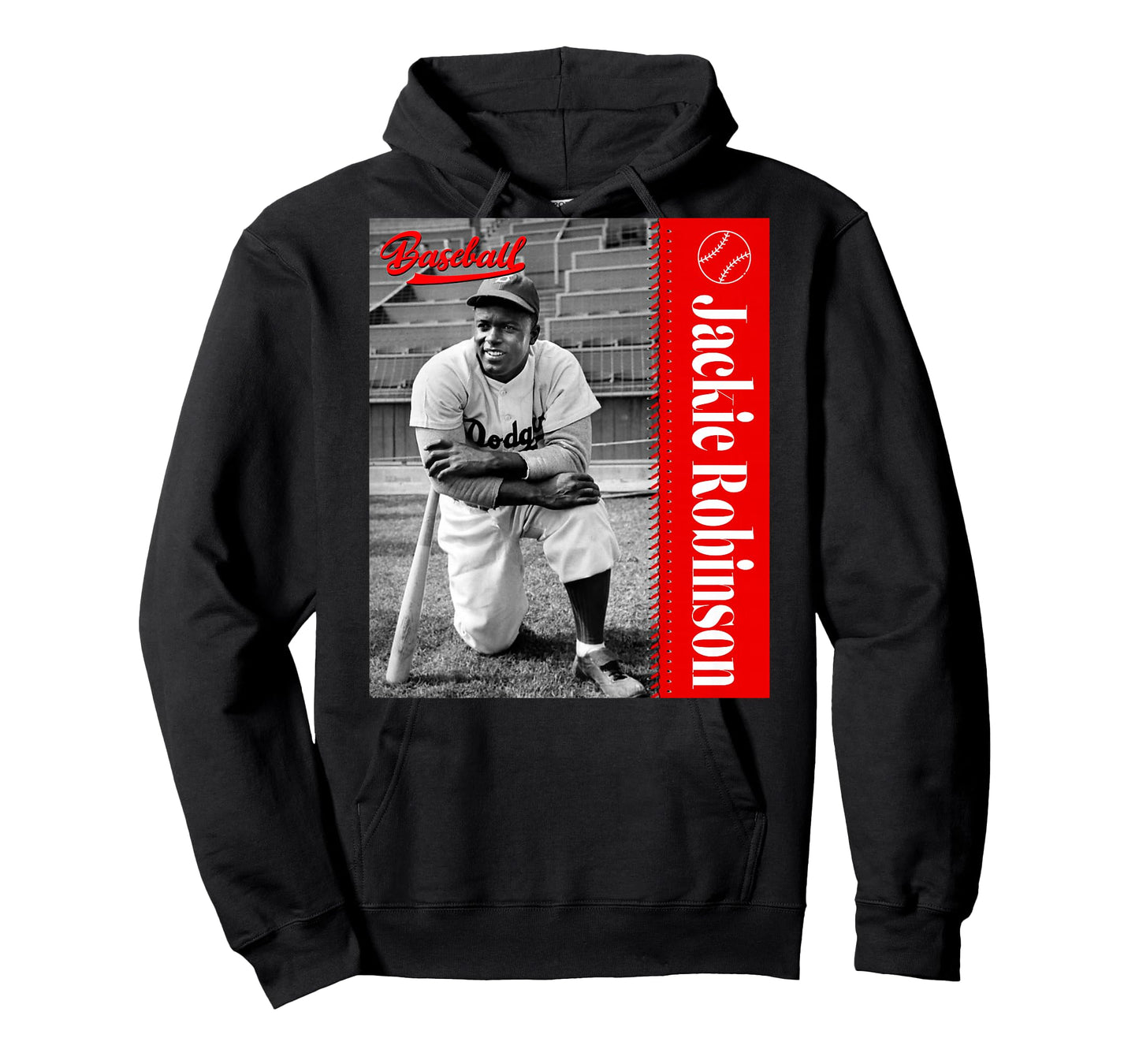 Jackie Robinson_007_Back Printed T-Shirt