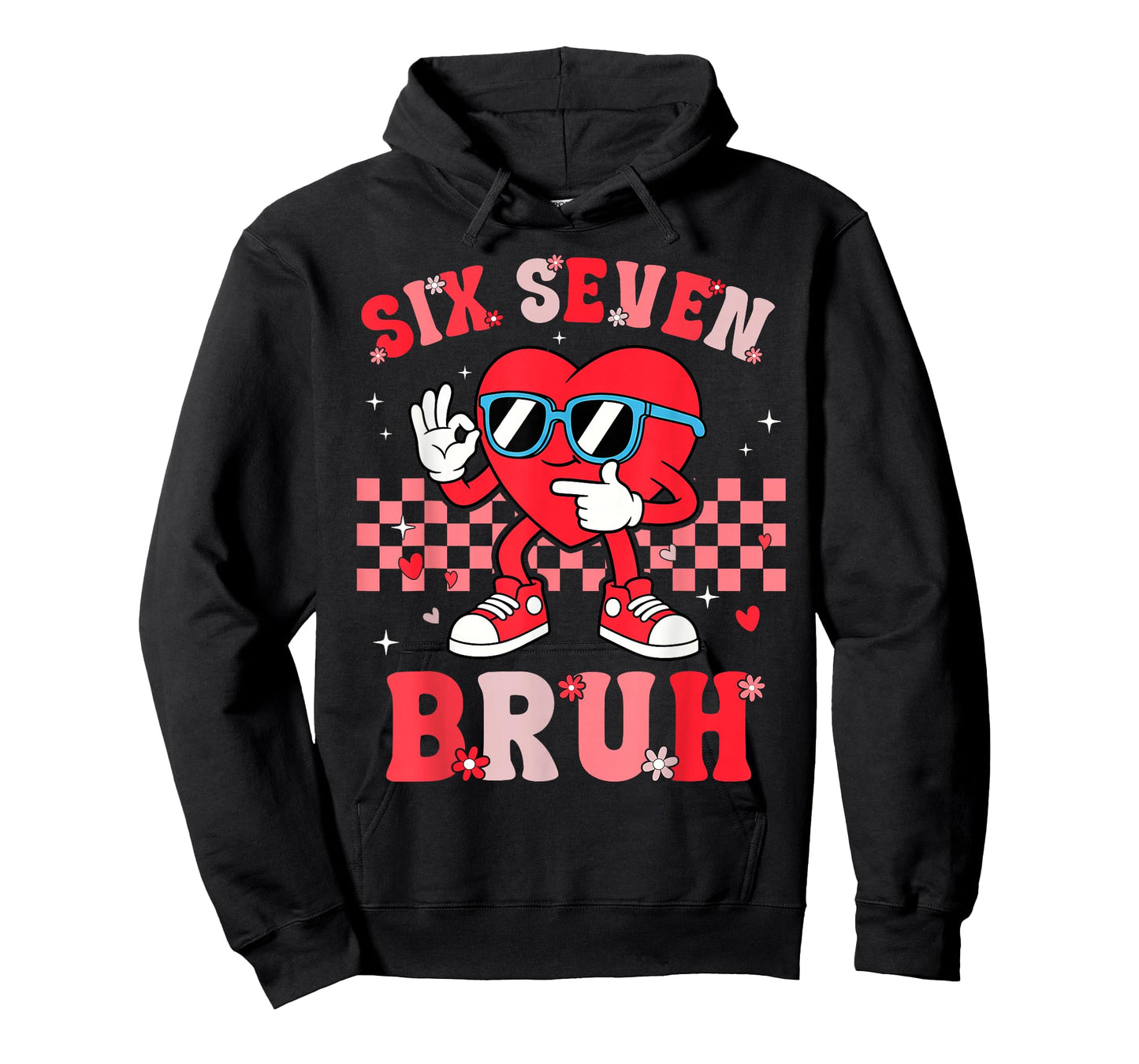 Six Seven 67 Meme Cool Valentine’s for Teens Boys Girls Kids T-Shirt