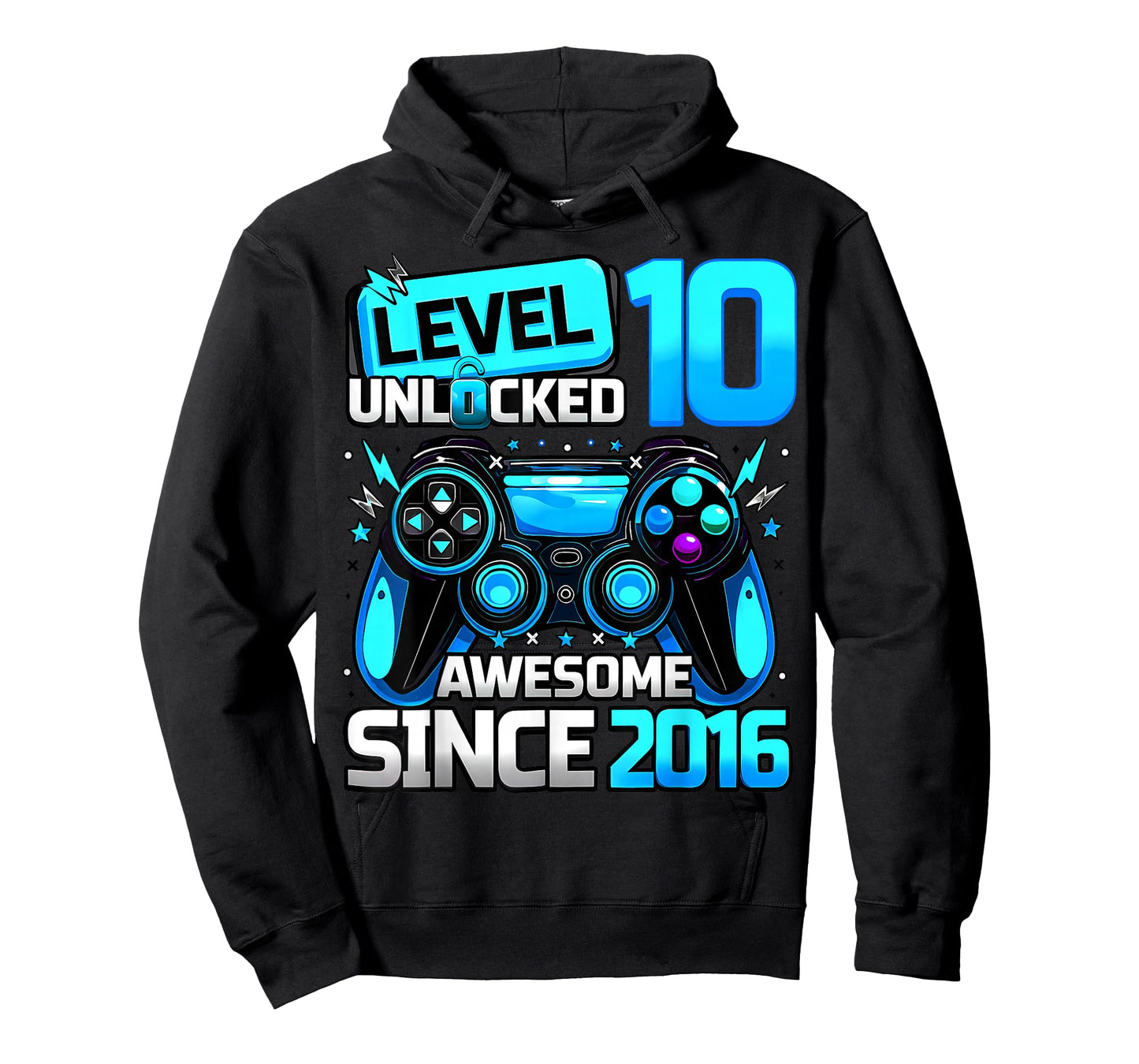 10th Birthday Level Unlocked Dab 10 Bday Gamer Boys Kids T-Shirt