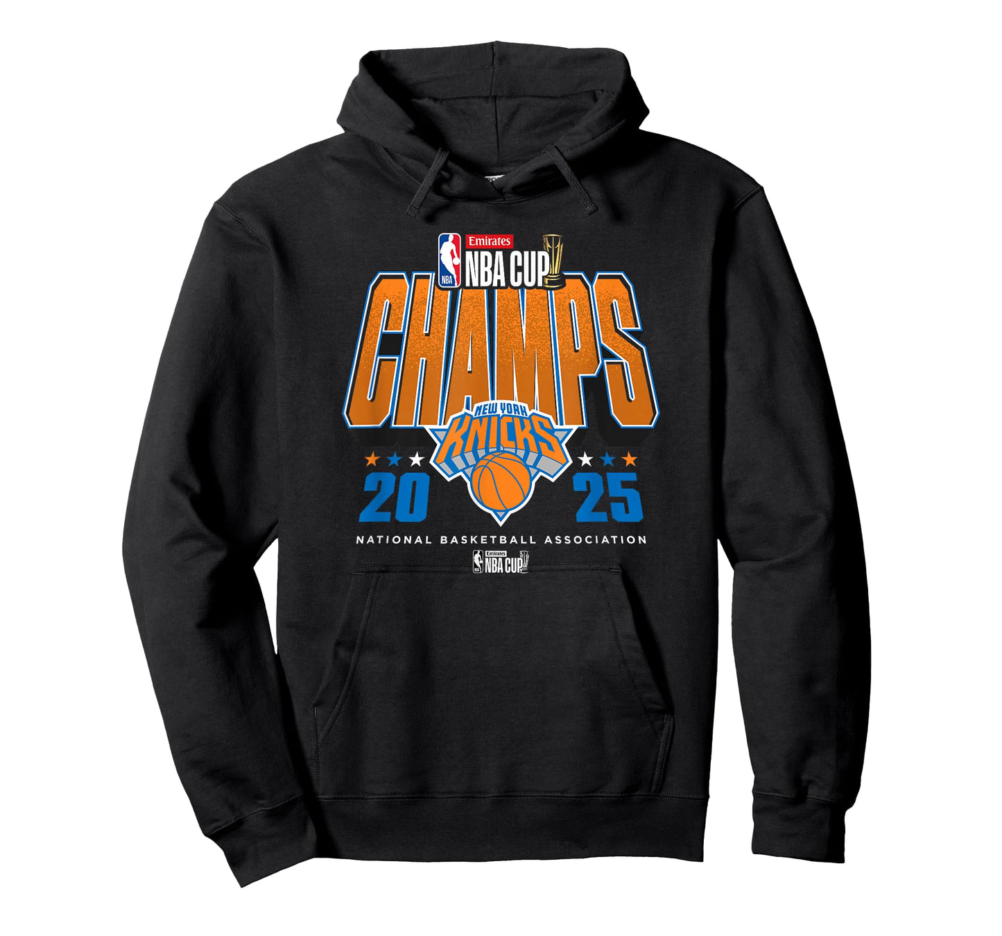 NBA Official Emirates Cup 2025 Champs New York Knicks T-Shirt