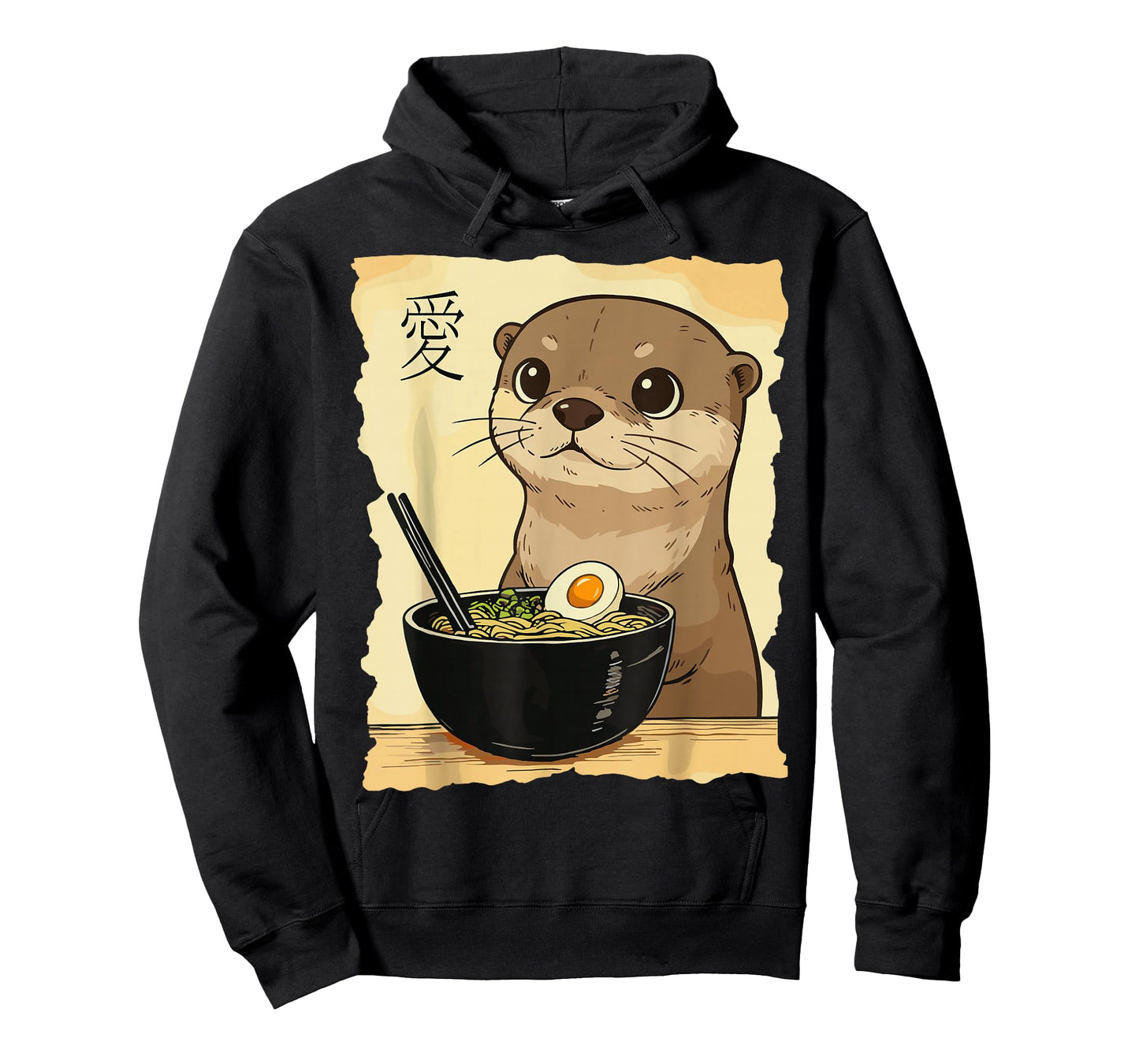 Funny Otter Ramen Kawaii Anime Japanese Graphic Women Men T-Shirt