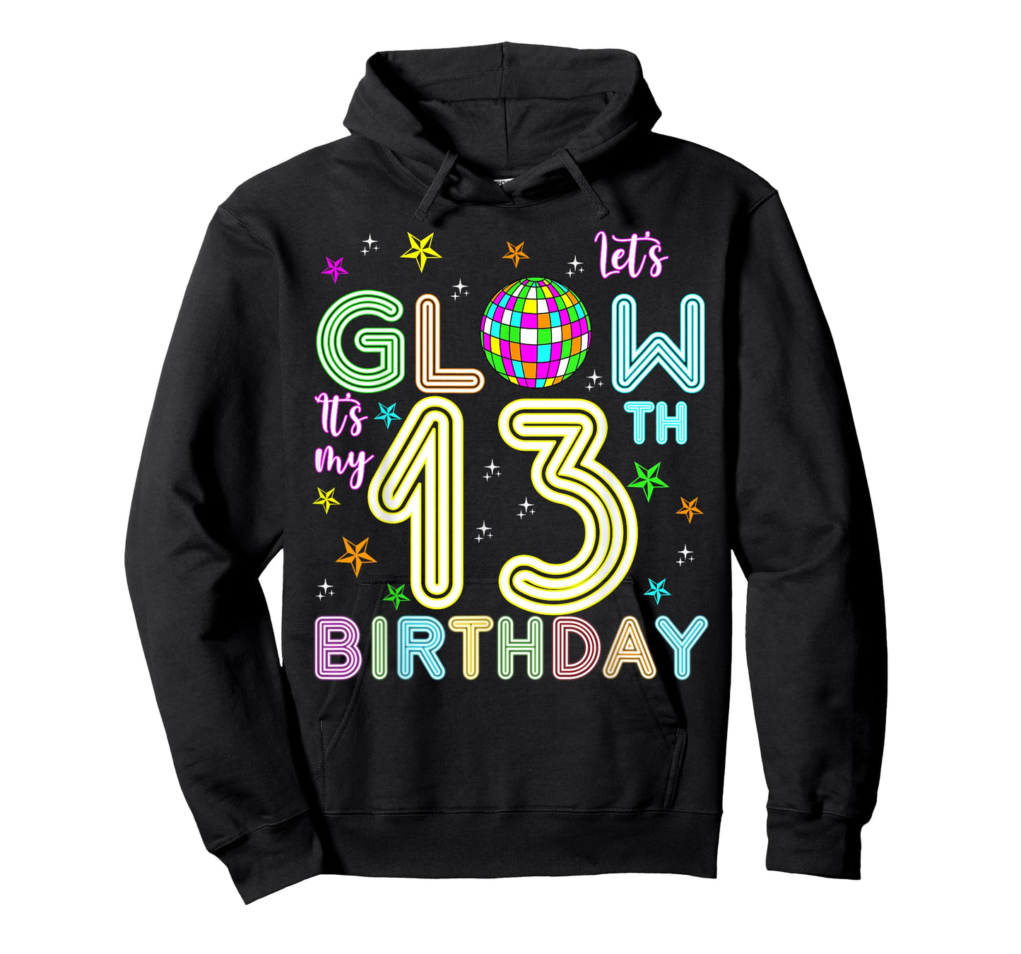 It's My 13th Birthday Glowing 80s 13 Year Old T-Shirt