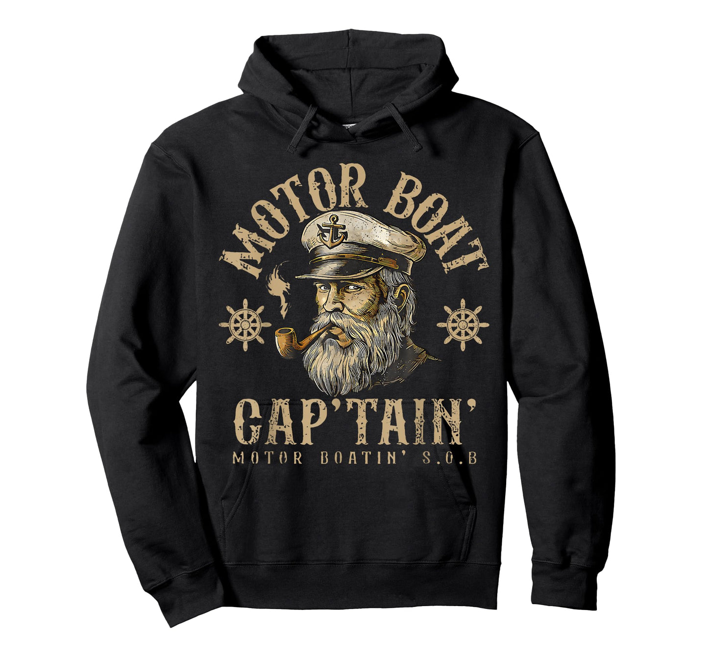 Motor Boat Captain Funny Pontoon Boating Motor Boatin Lake T-Shirt