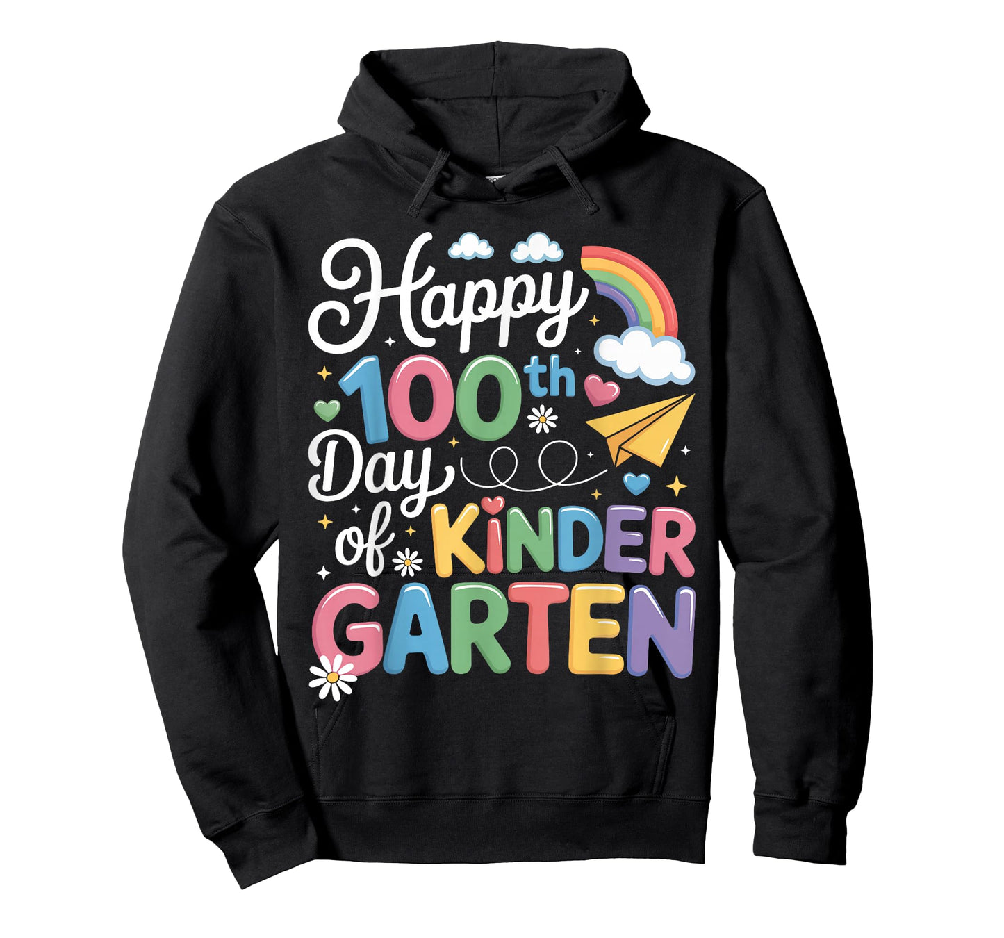 Happy 100th Day of Kindergarten Teachers Boys Girls 100 Days T-Shirt