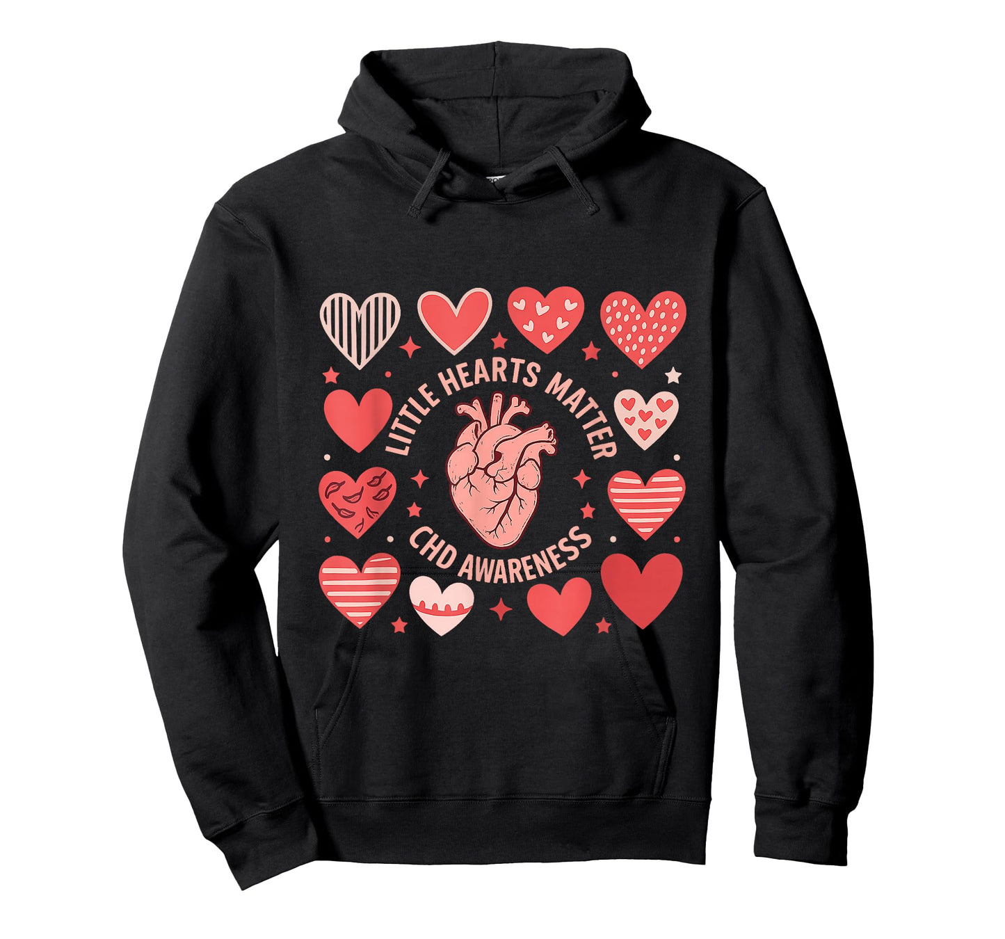 Heart Anatomy Valentine Little Hearts Matter CHD Awareness T-Shirt