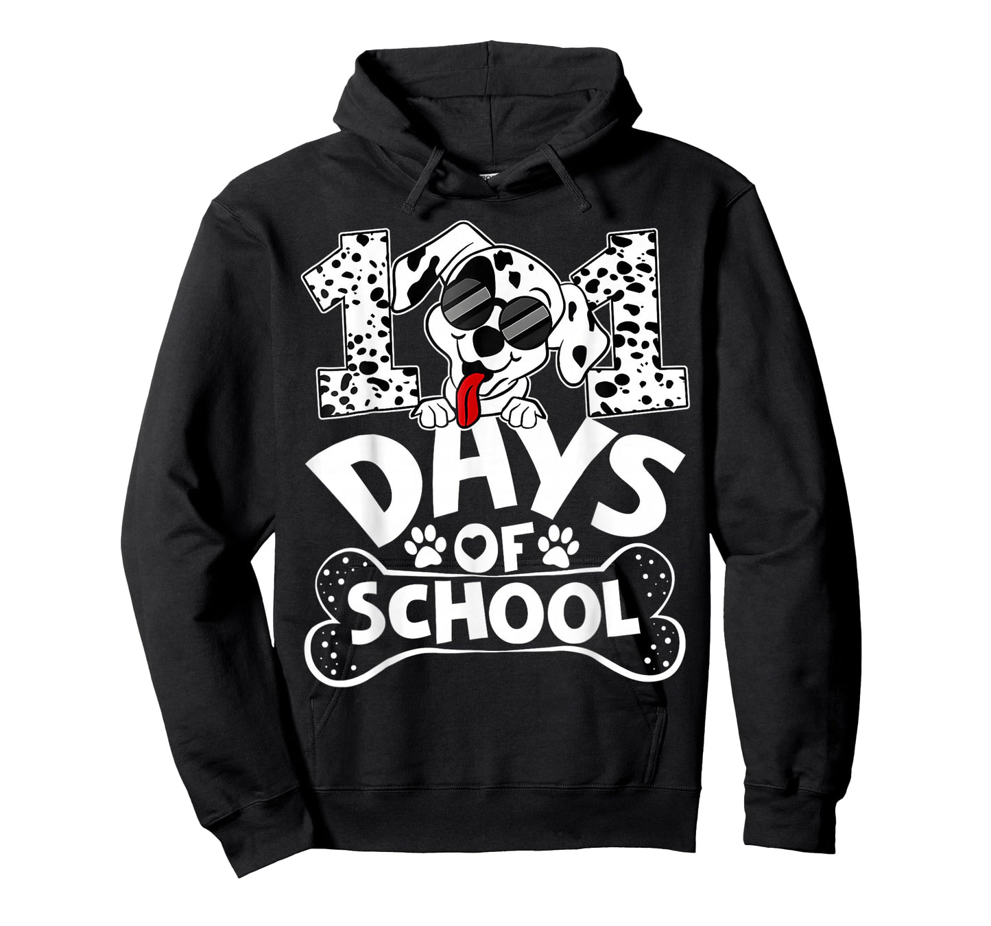 100 Days of School Dalmatian Dog Kids 100 Days Smarter T-Shirt