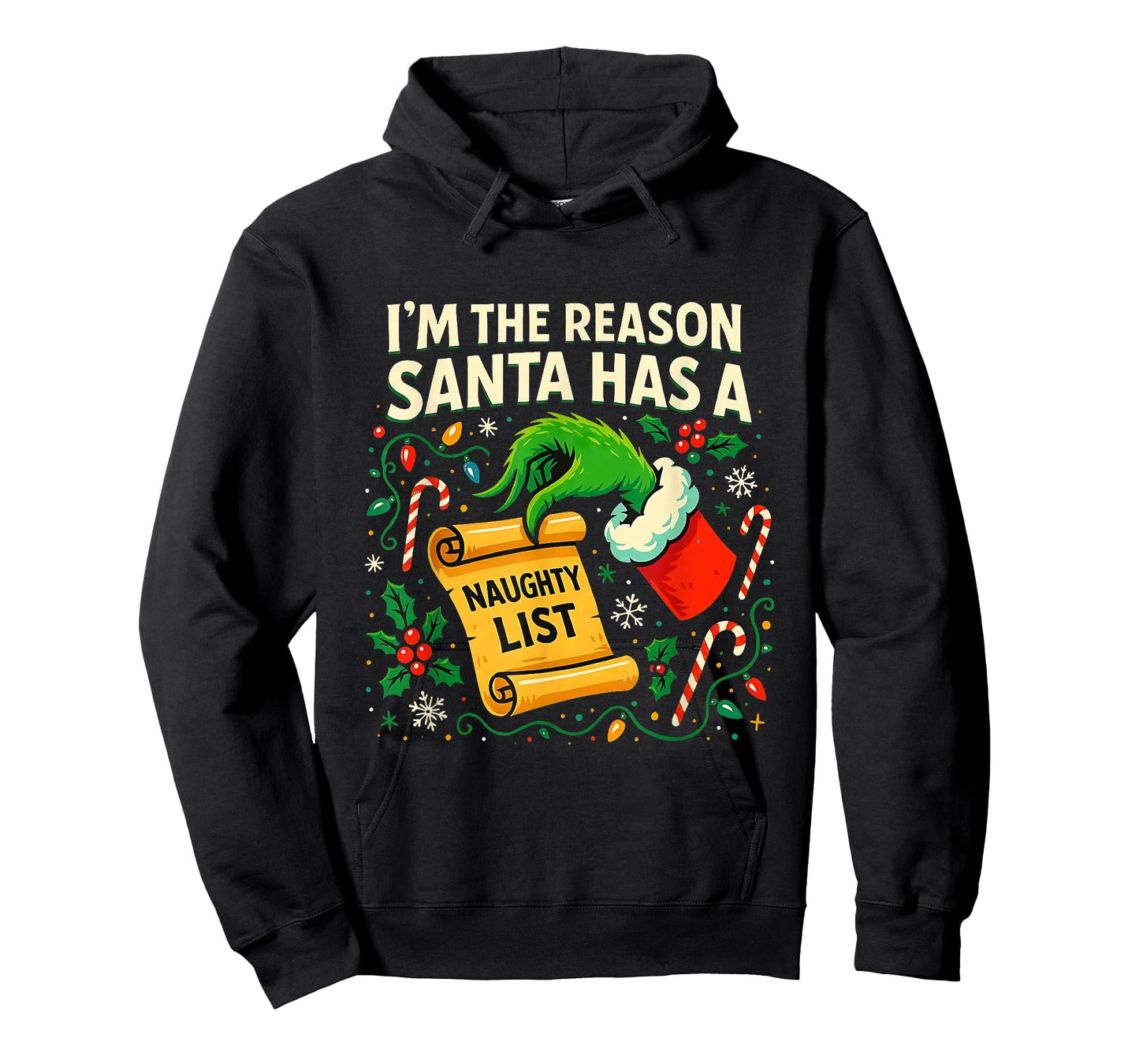 I’m The Reason Santa Has a Naughty List Christmas T-Shirt