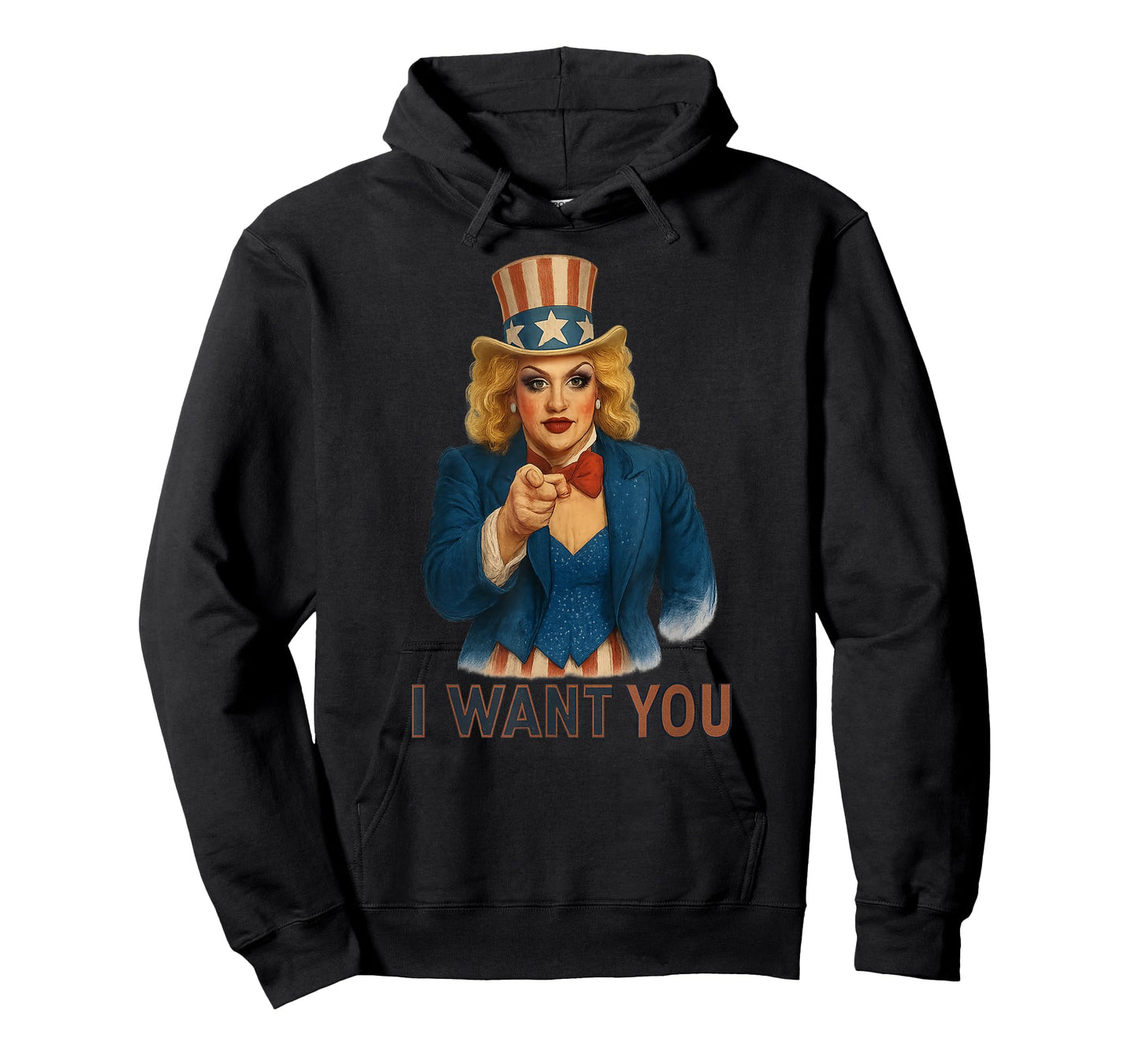 Uncle Sam Drag Queen LGBTQ Proud Patriotic American USA T-Shirt