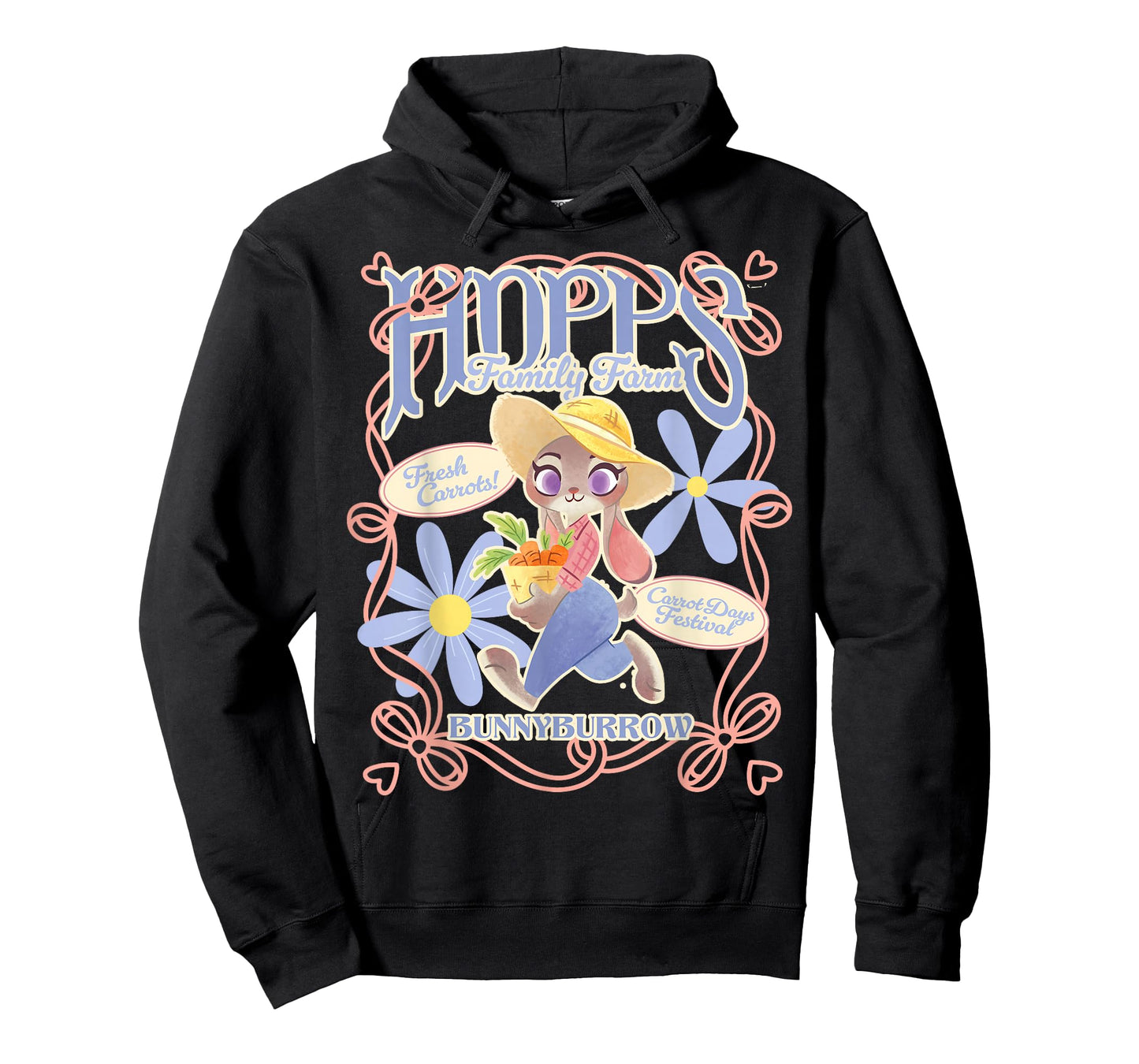 Disney Zootopia Hopps Family Farm On Bunnyburrow Poster T-Shirt