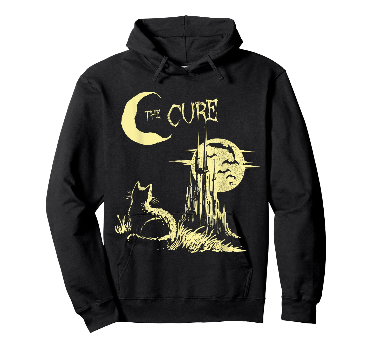 Retro The Cure Cat Gothic Cat Lover Men Women Kids T-Shirt