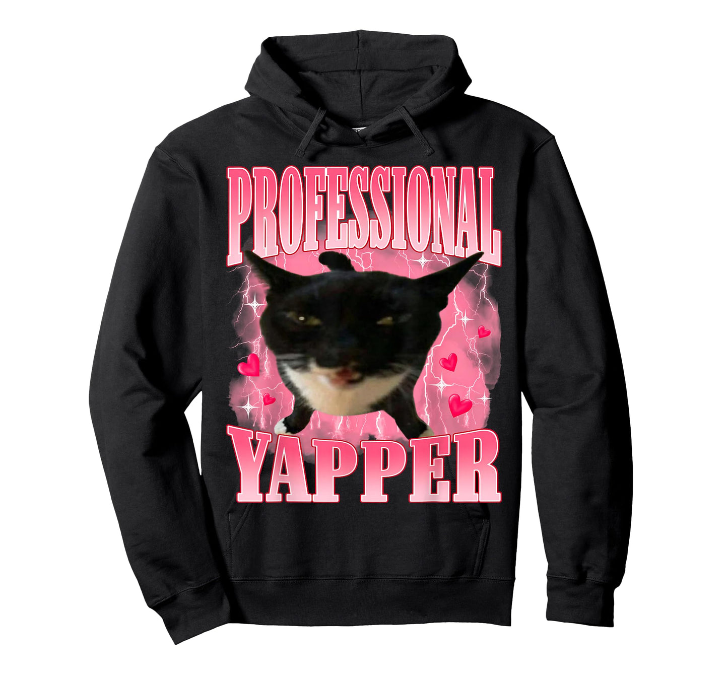 Professional Yapper Cat Funny Oddly Specific Dank Meme T-Shirt