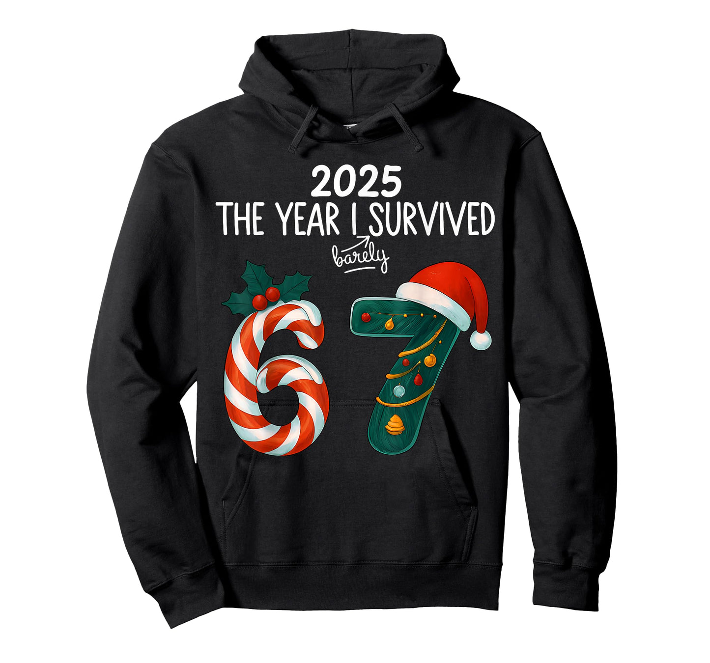 Bruh 67 Six Seven 6 7 Meme Christmas Funny Boy Girl Kids T-Shirt