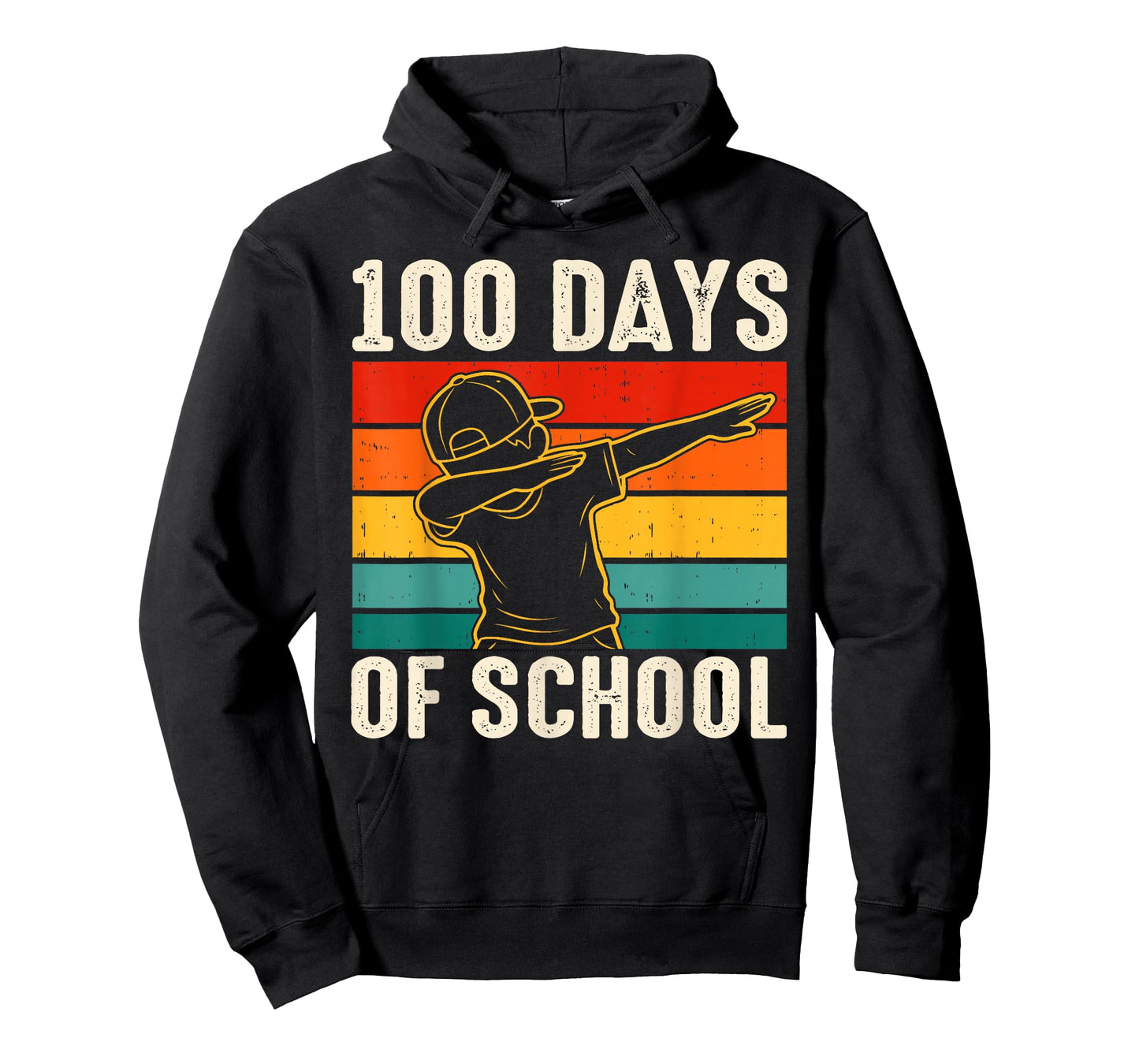100 Days Bruh Dabbing Boys Funny 100th Day of School Kids T-Shirt