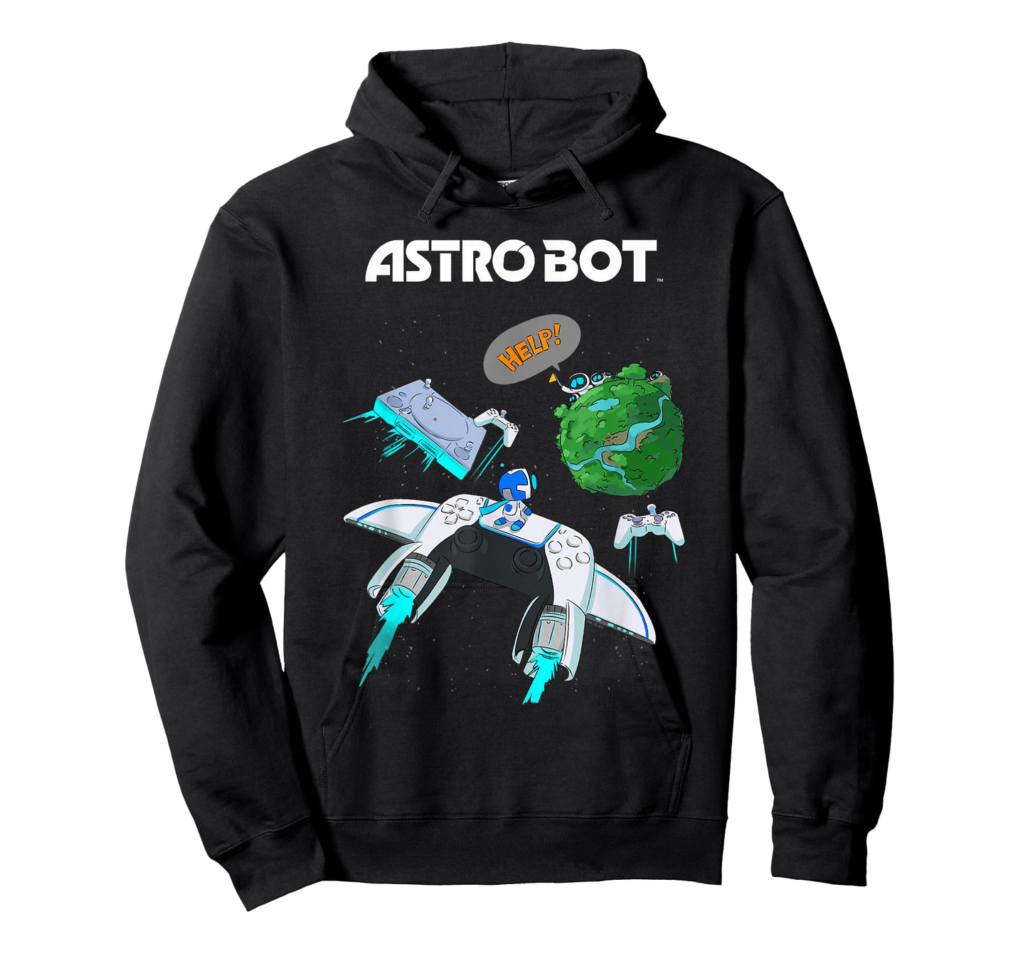 Astro Bot Controller and Console Rescue Mission Video Game T-Shirt