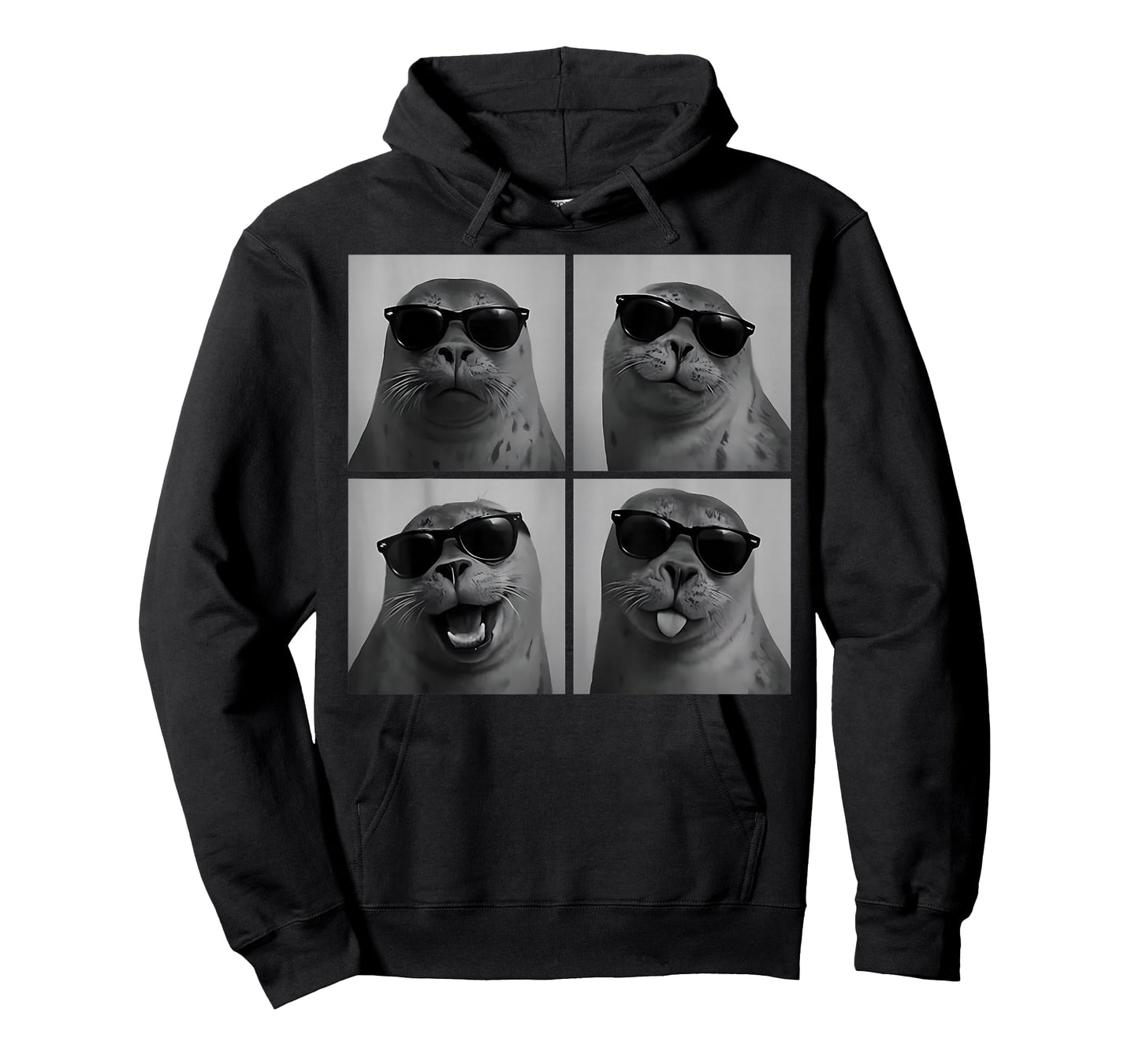 Seal Sea Lion Photobooth Seal Ocean with Sunglasses Cool T-Shirt