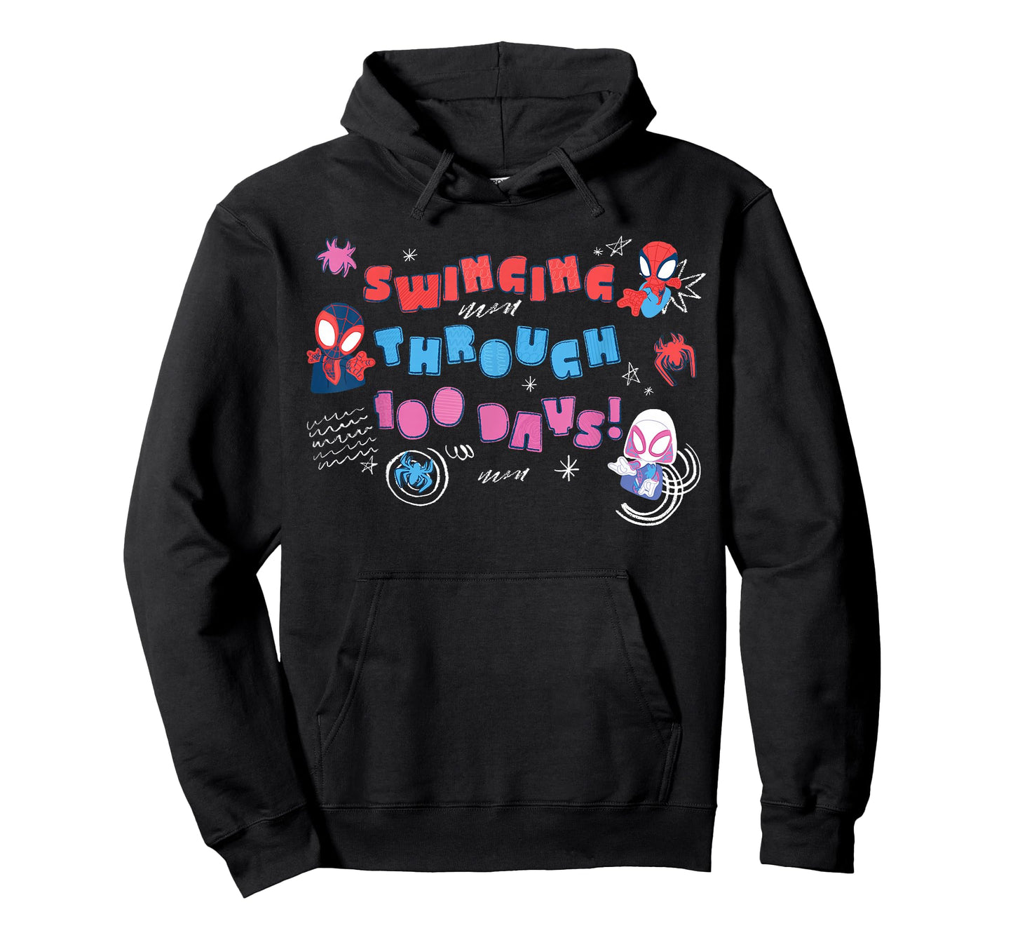 Marvel Spider-Man & Friends 100 Days of School 100th Day T-Shirt