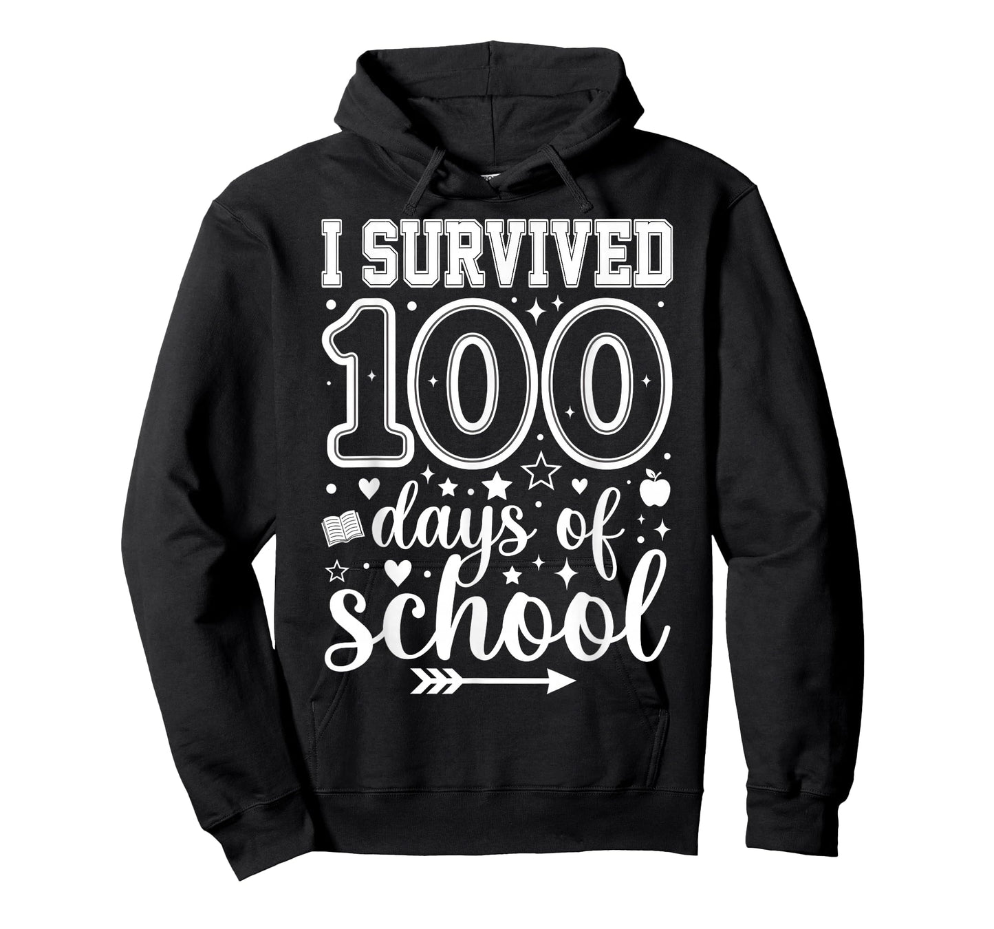 I Survived 100 Days of School Students Teachers 100th Days T-Shirt