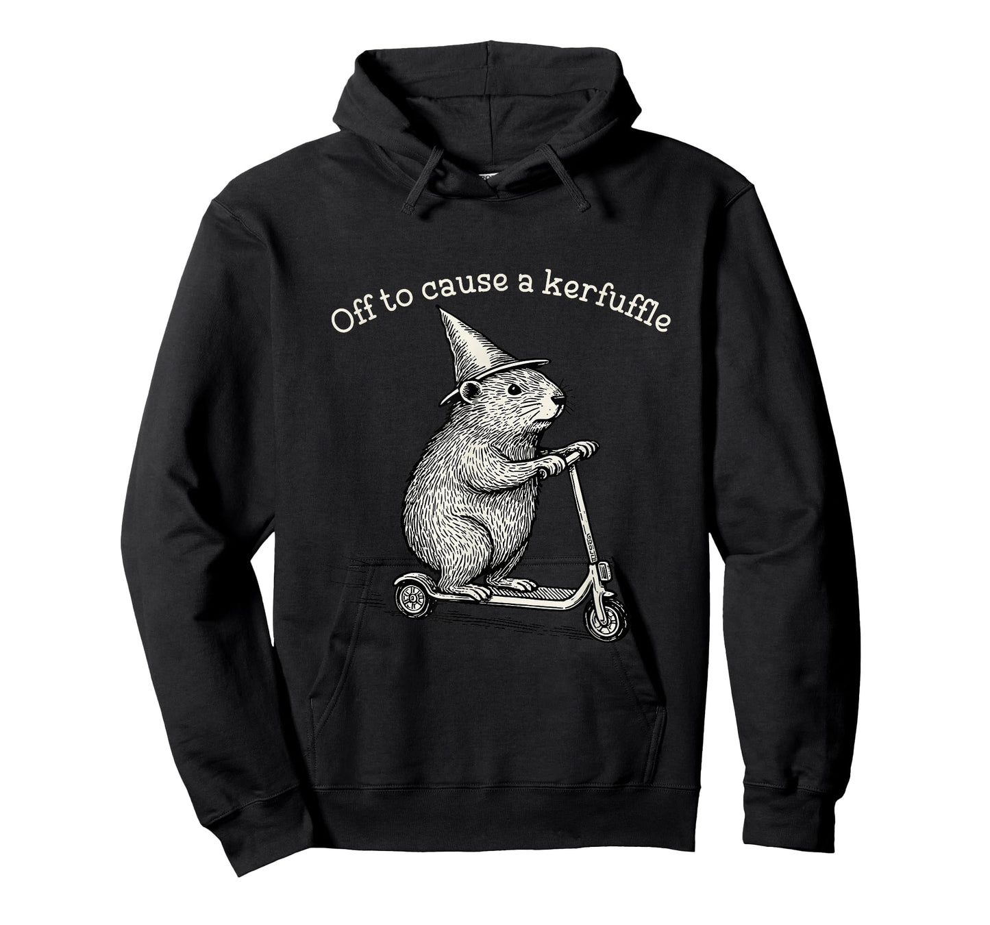 Off to Cause A Kerfuffle Funny Capybara Meme T-Shirt