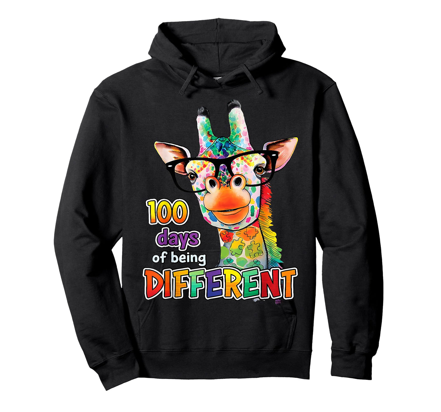 100 Days of Being Different Autism Acceptance Kids Teachers T-Shirt