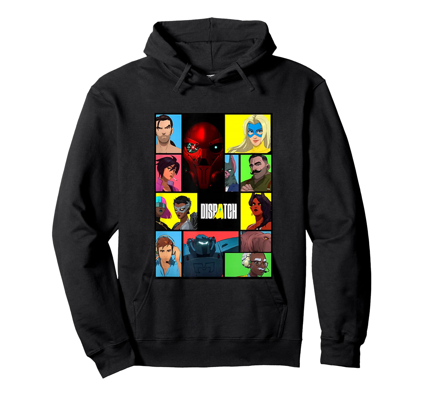 Dispatch Video Game Collage Design T-Shirt