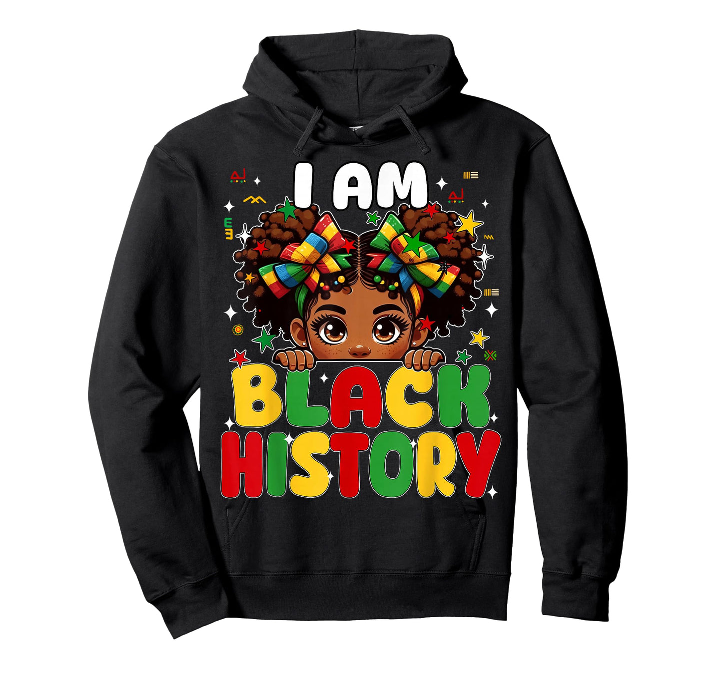 I Am Black History Coquette African American Girl Toddler T-Shirt