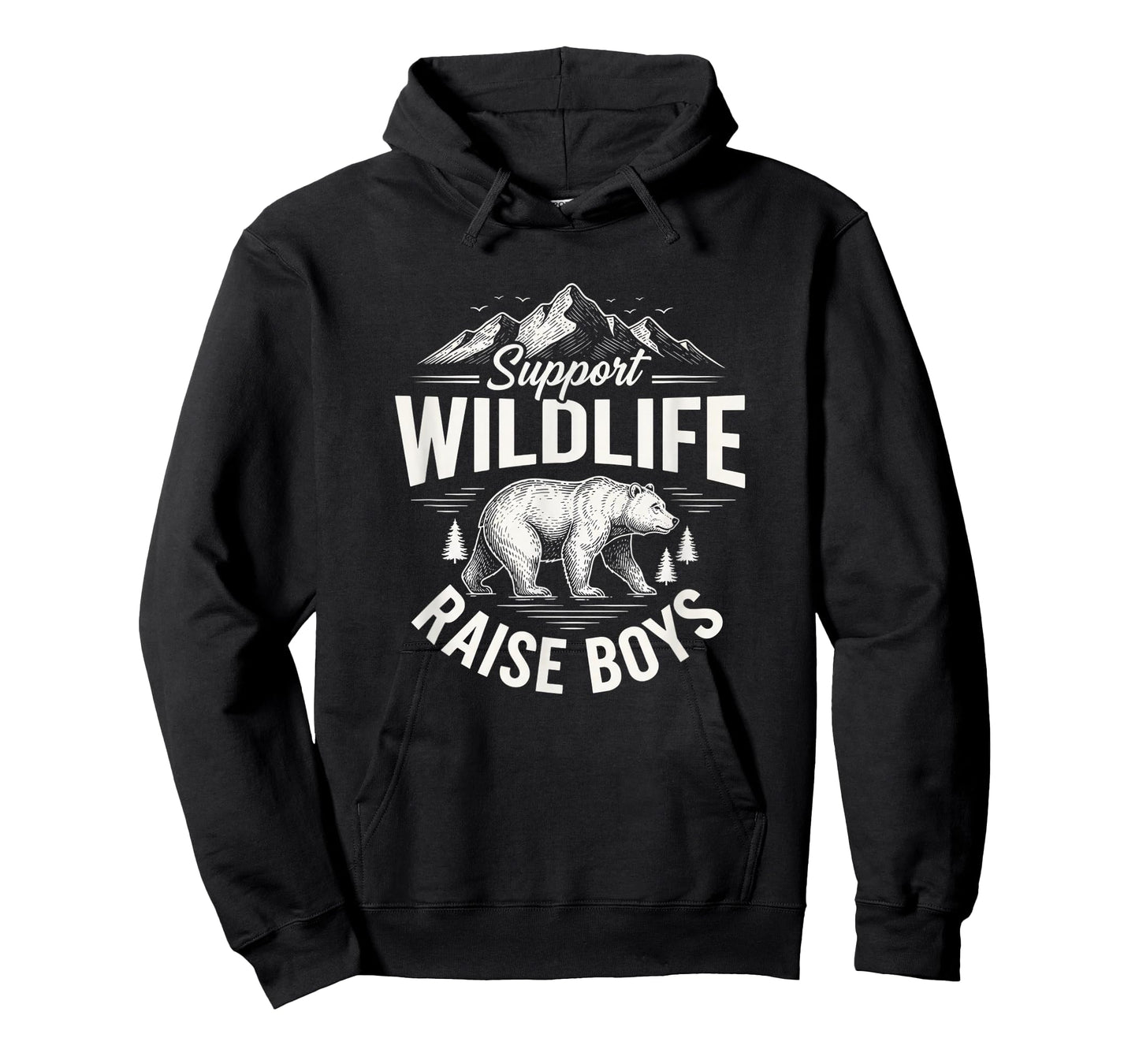 Support Wildlife Raise Boys - Parent Mom & Dad T-Shirt