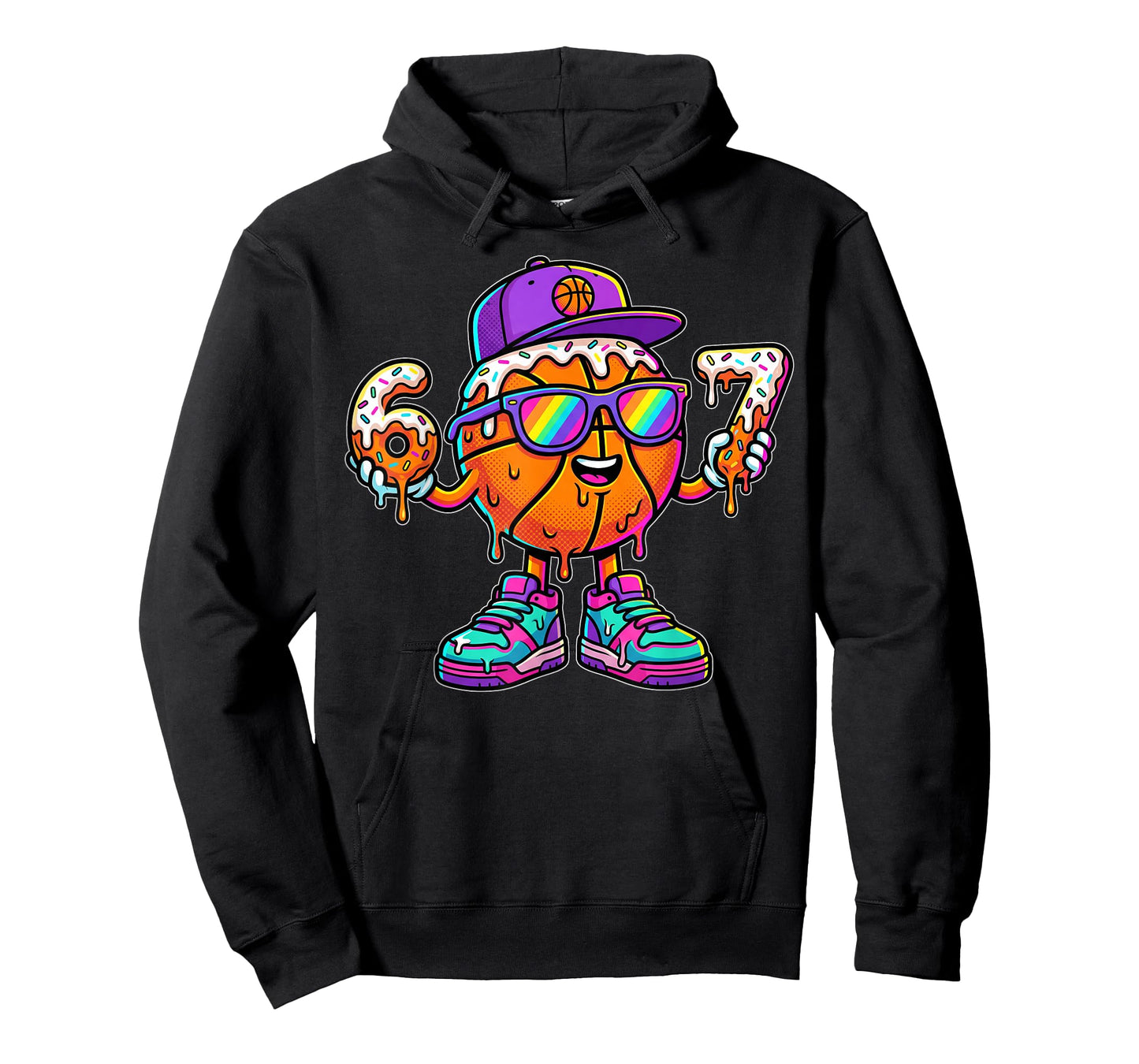 67 Basketball Drip Six Seven Funny Meme Gen Alpha Kids Boys T-Shirt