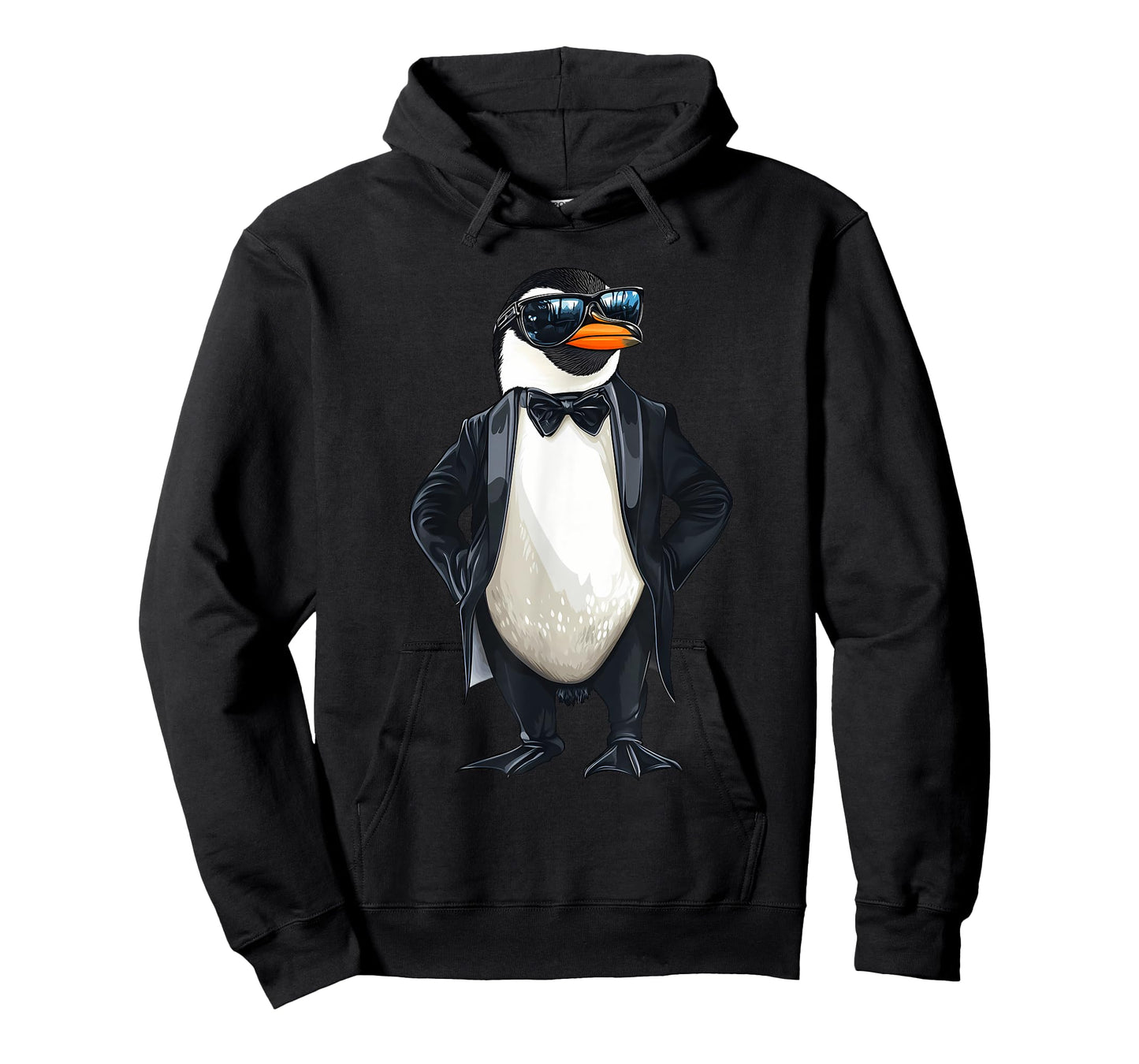 Funny Penguin Tuxedo Graphic T-Shirt