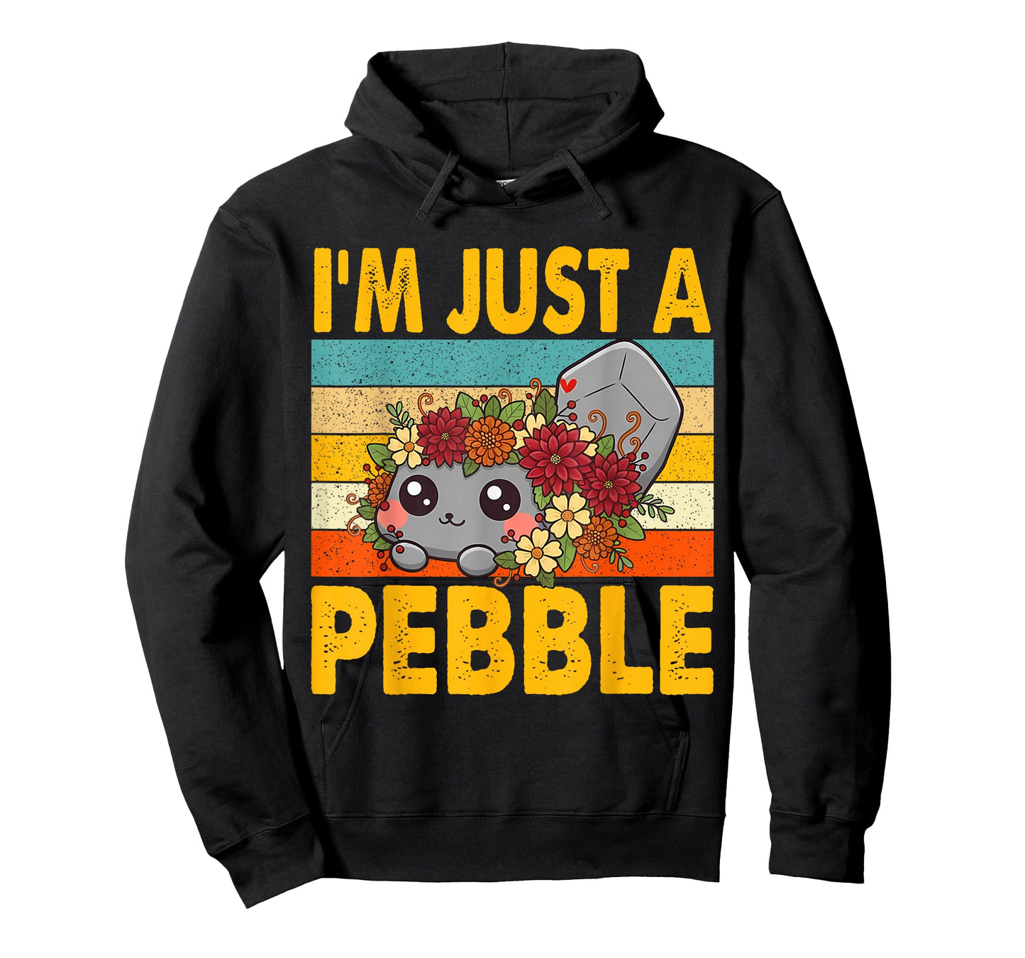Retro I'm Just A Pebble Funny Pebble Cute Dog Men Women Kids T-Shirt