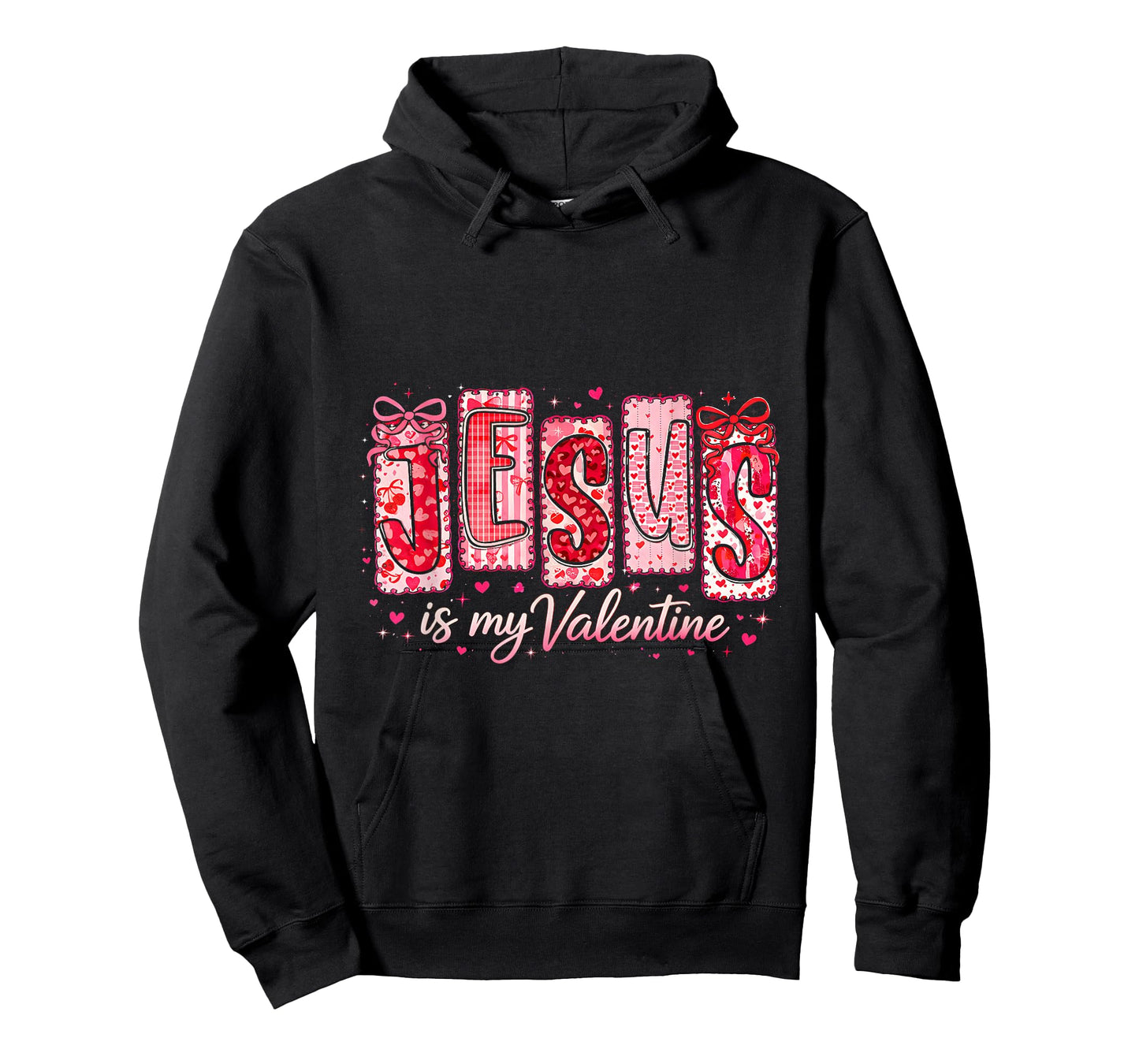 Jesus Loves Me God Religious Christian Valentine Coquette T-Shirt