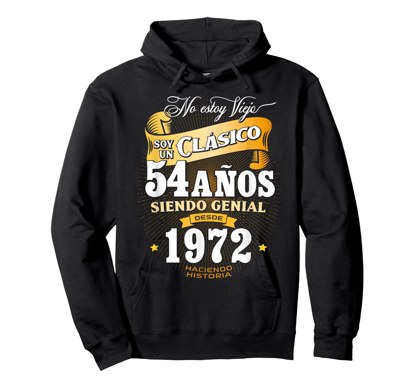 Vintage 54th Birthday Men Funny 1972 54 Birthday Spanish T-Shirt