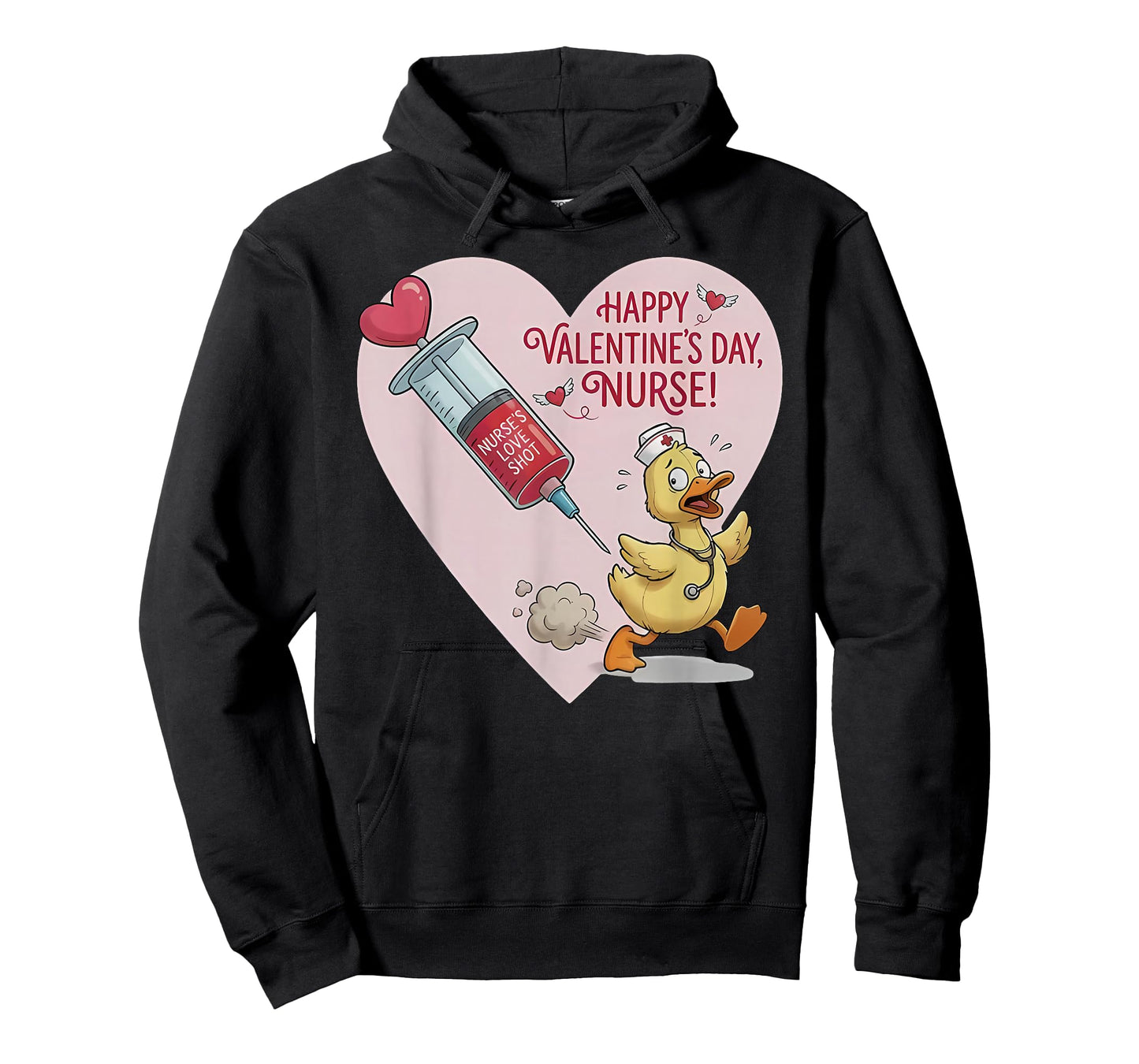Happy Valentine’s Day Nurse Funny Goose Nurse T-Shirt
